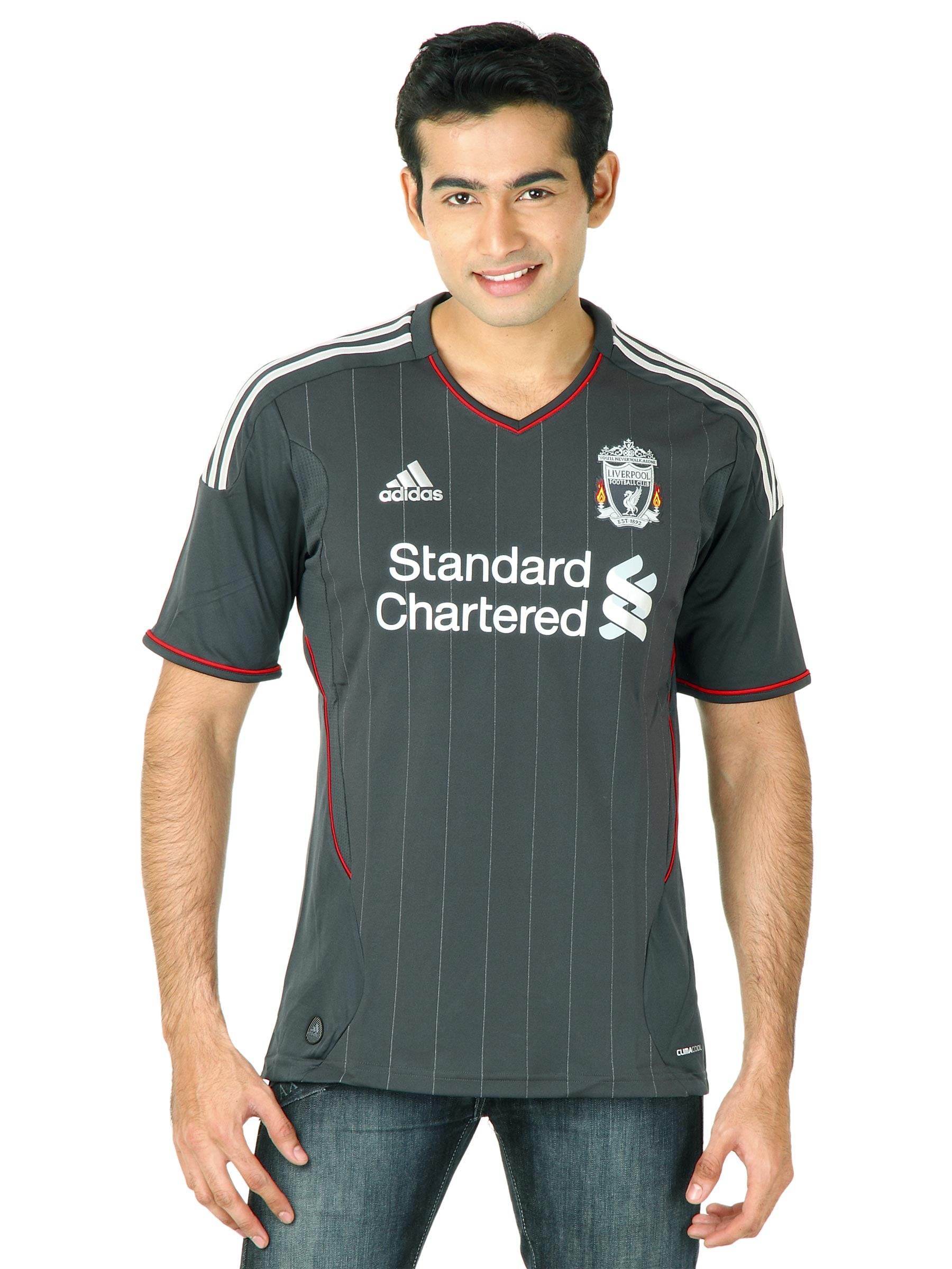 ADIDAS Men Lfc Grey Jersey