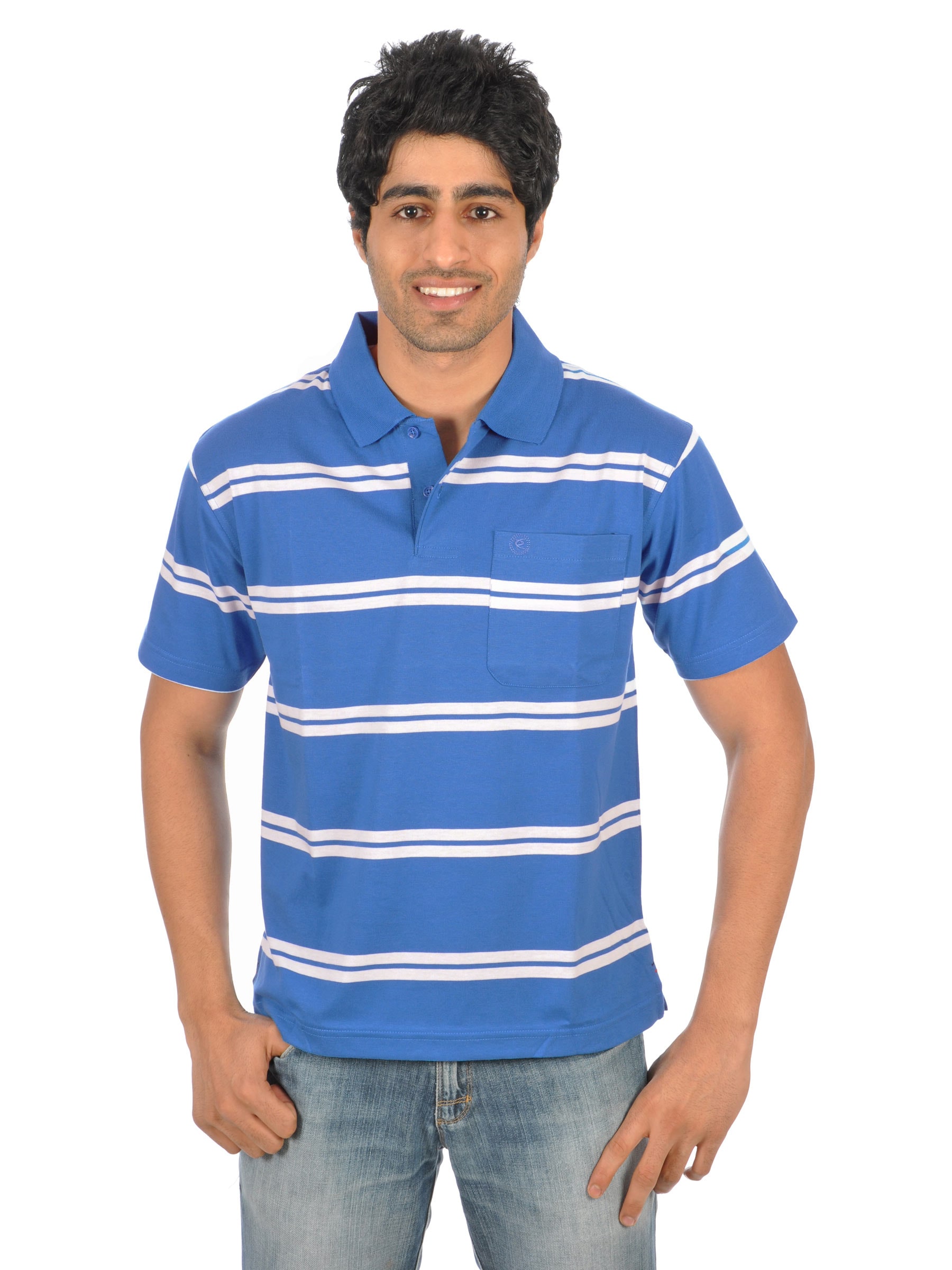 Classic Polo Men Ikon Blue Polo Tshirts