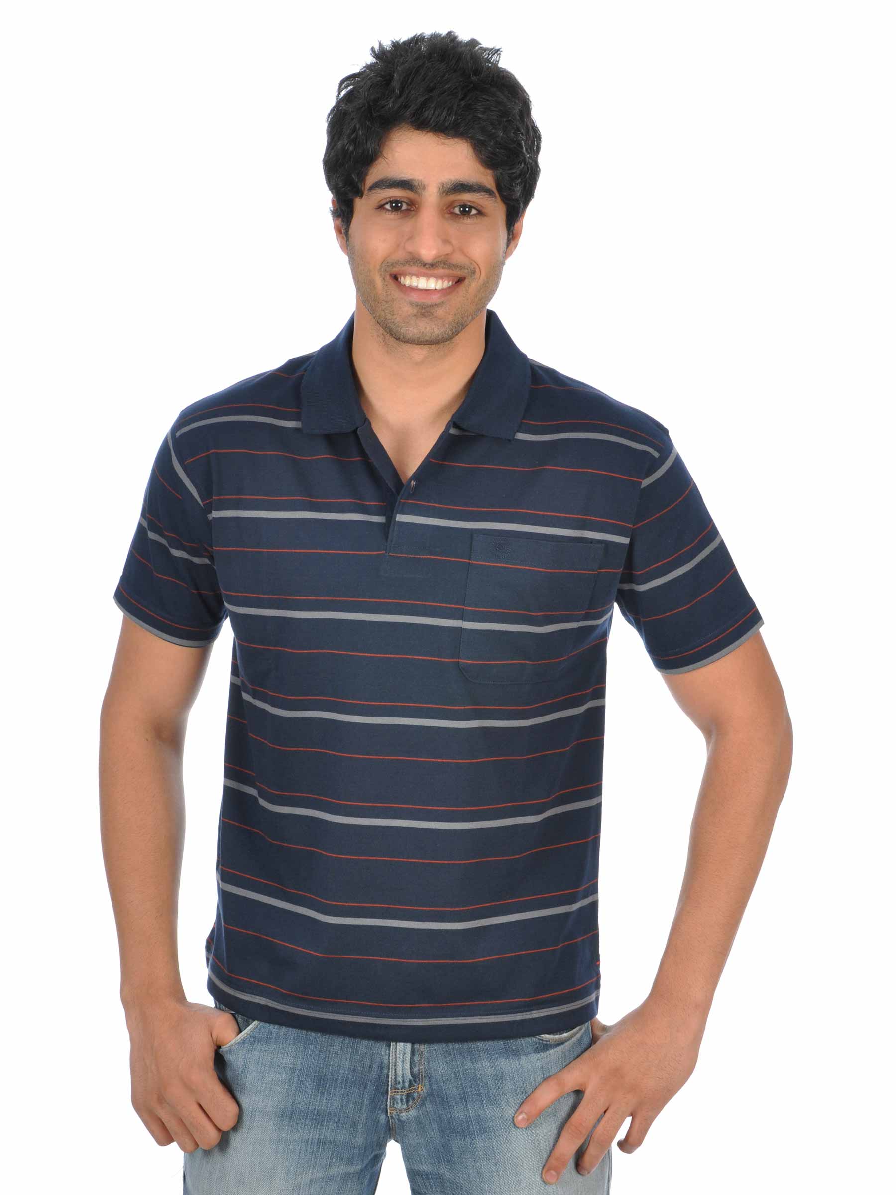 Classic Polo Men Ikon Navy Blue Polo Tshirts