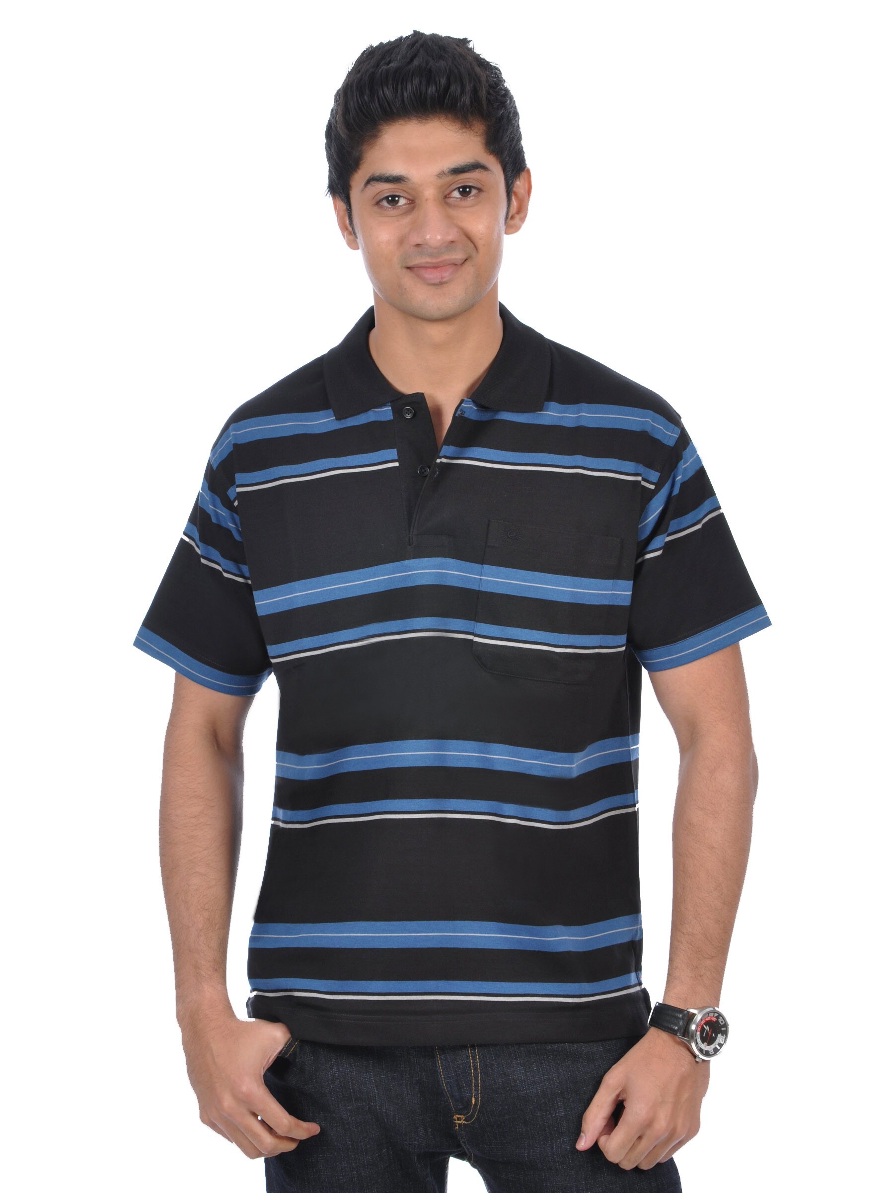 Classic Polo Men Ikon Black Polo Tshirts