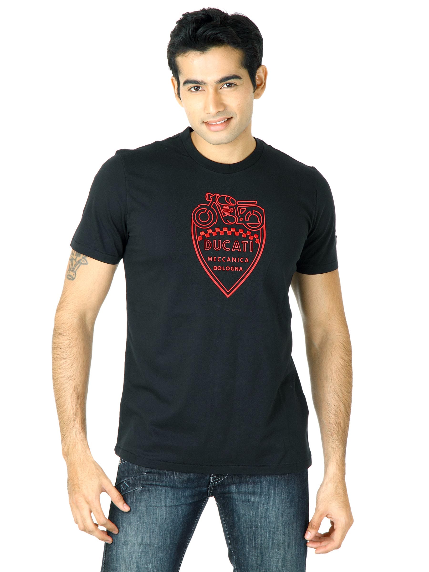 Puma Men Ducati heritage Black Tshirts