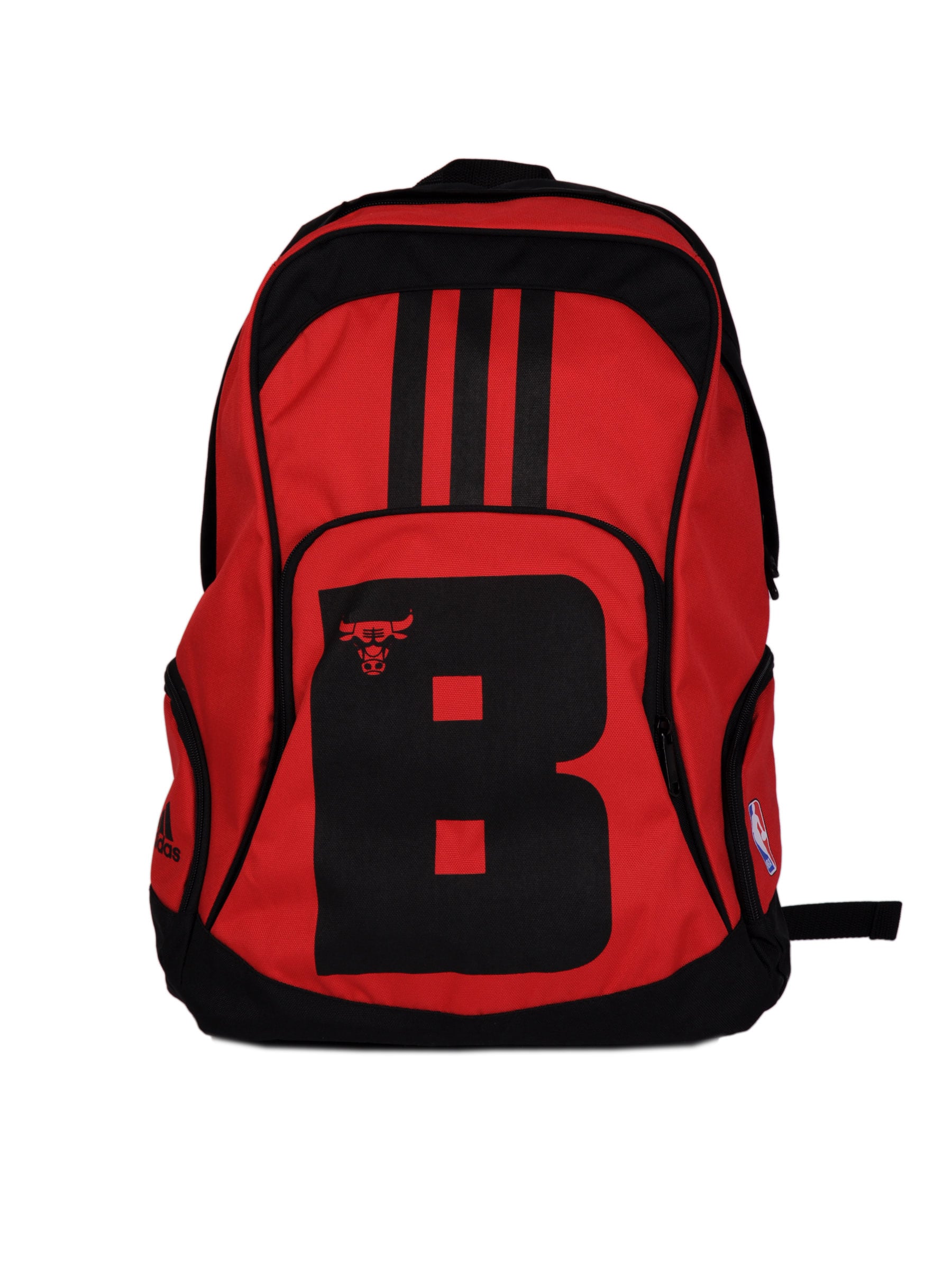 ADIDAS Unisex NBA Bulls BP Red Backpacks