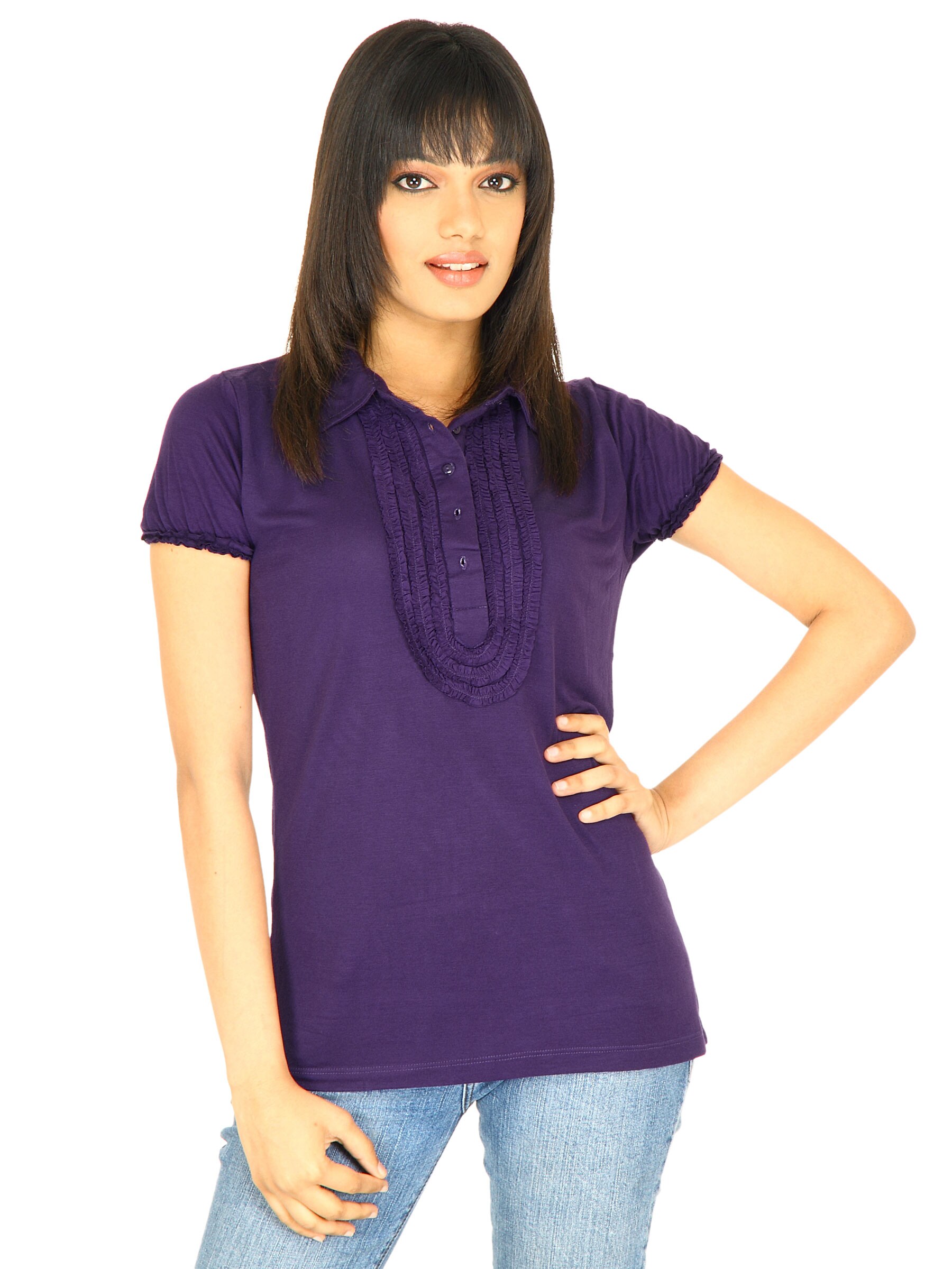 Scullers For Her Women Scullers Top Purple Tops
