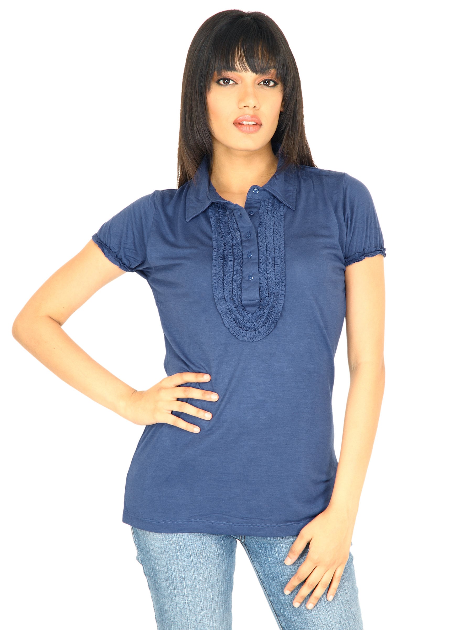 Scullers For Her Women Scullers Top Navy Blue Tops