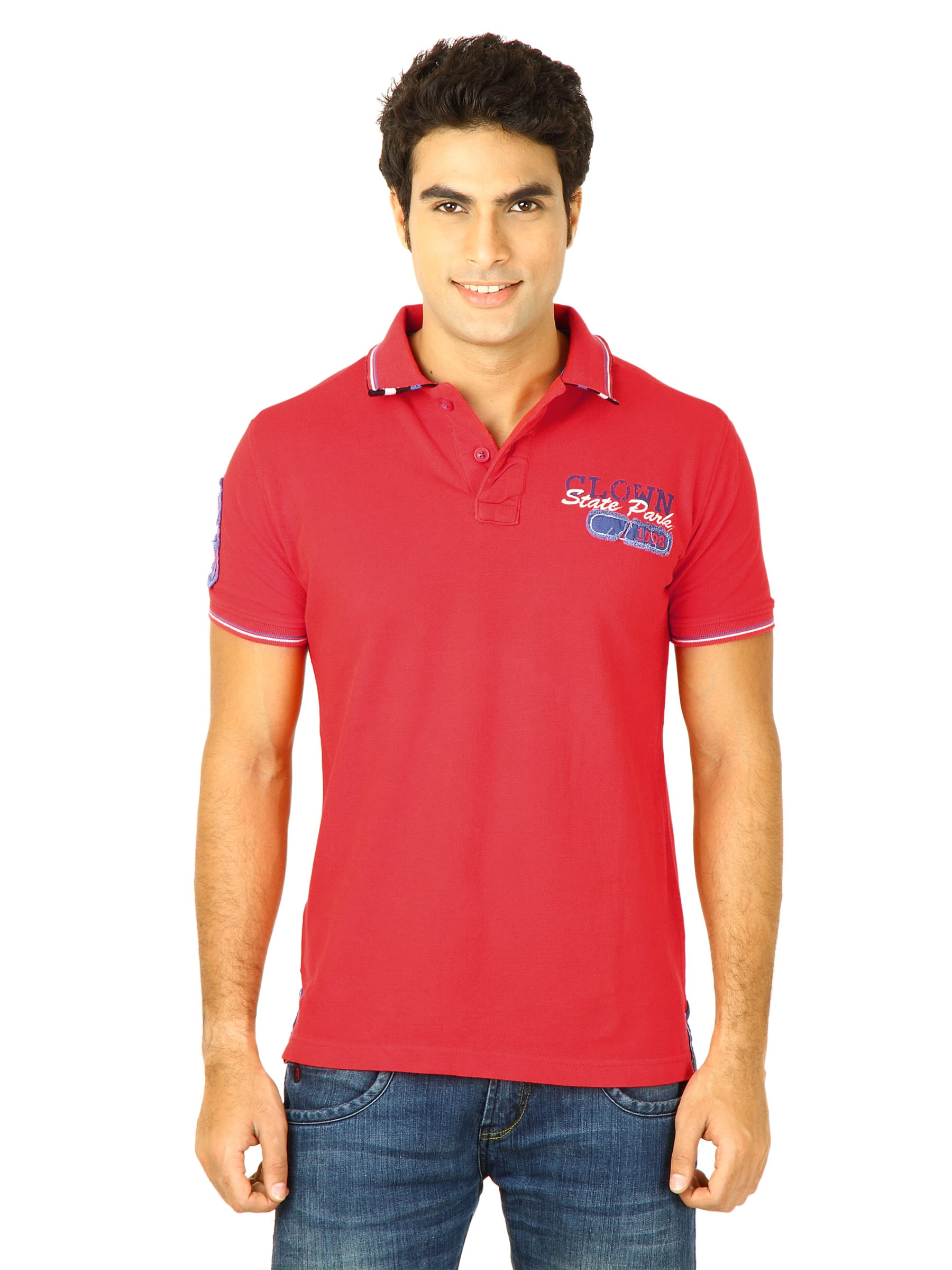 Status Quo Men Red Polo Tshirts