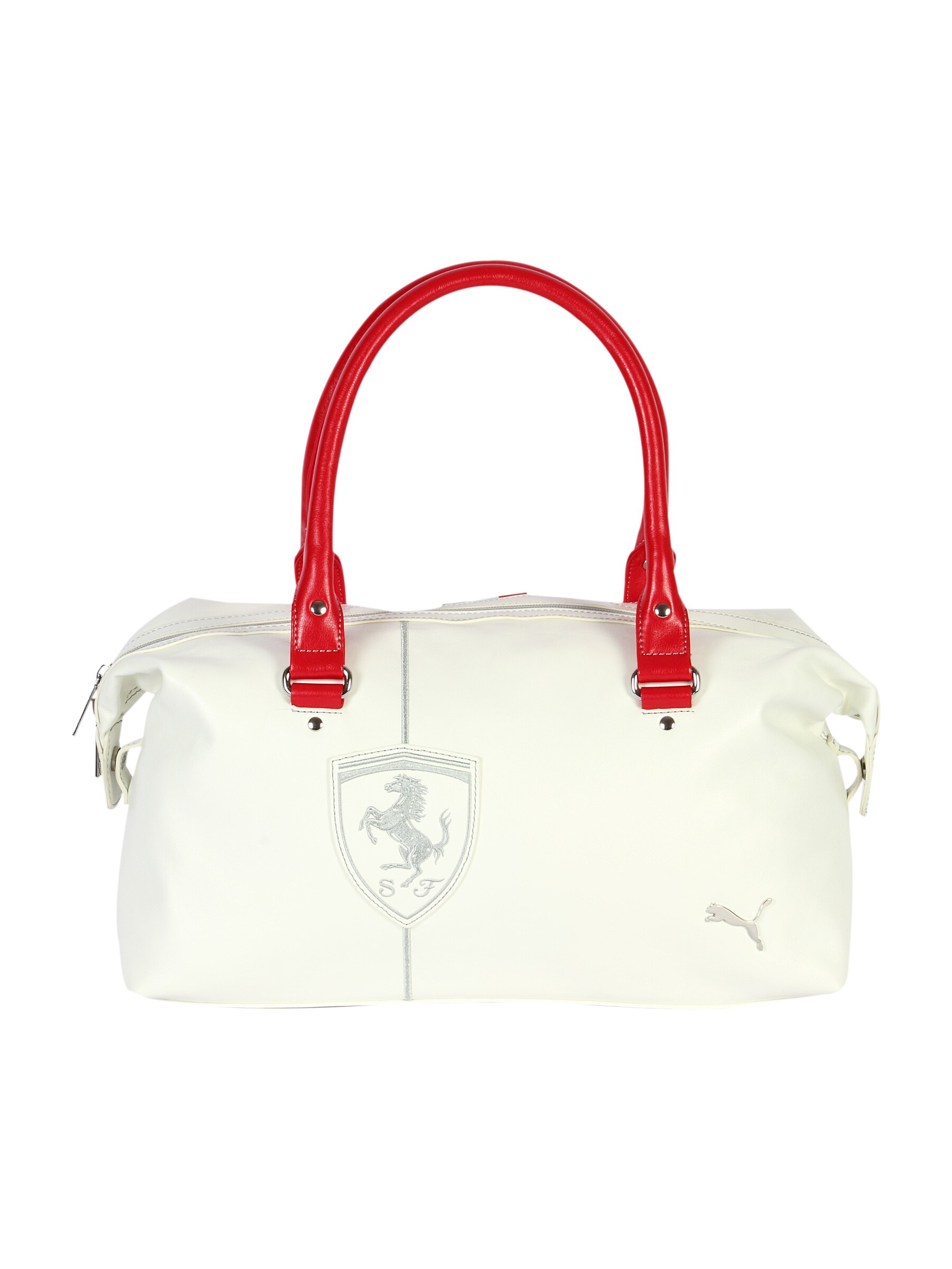 Puma Women Ferrari LS White Handbags
