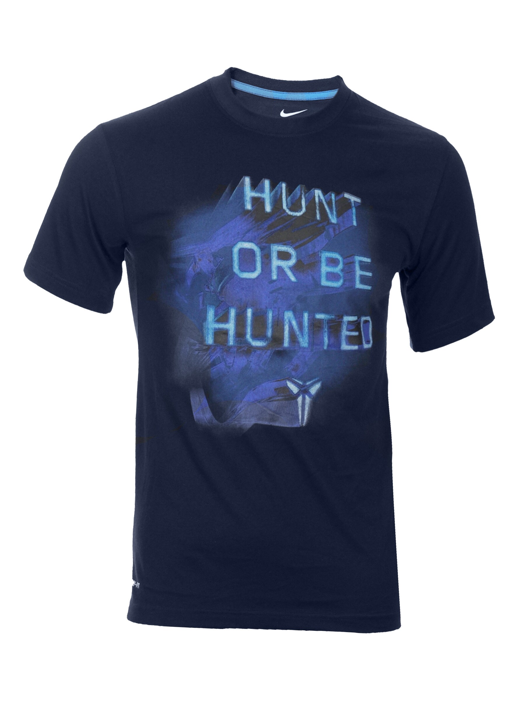 Nike Men As Kobe Hunt Navy Blue T-Shirts