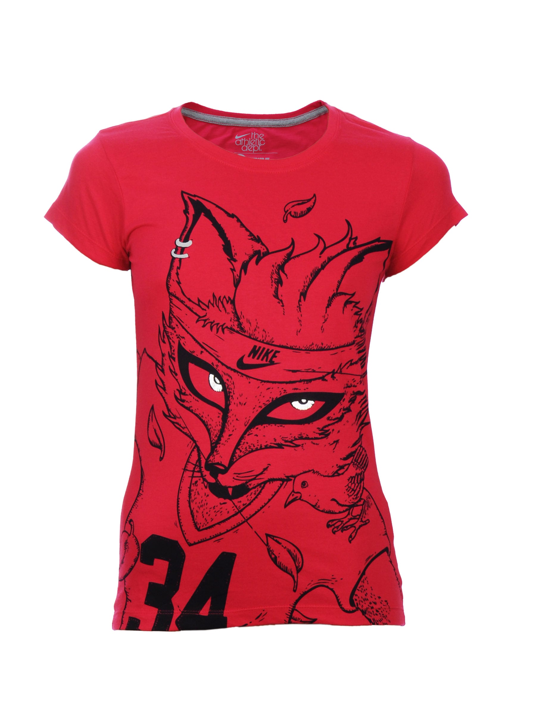 Nike Women As Foxy Ss Cr Pink T-Shirts