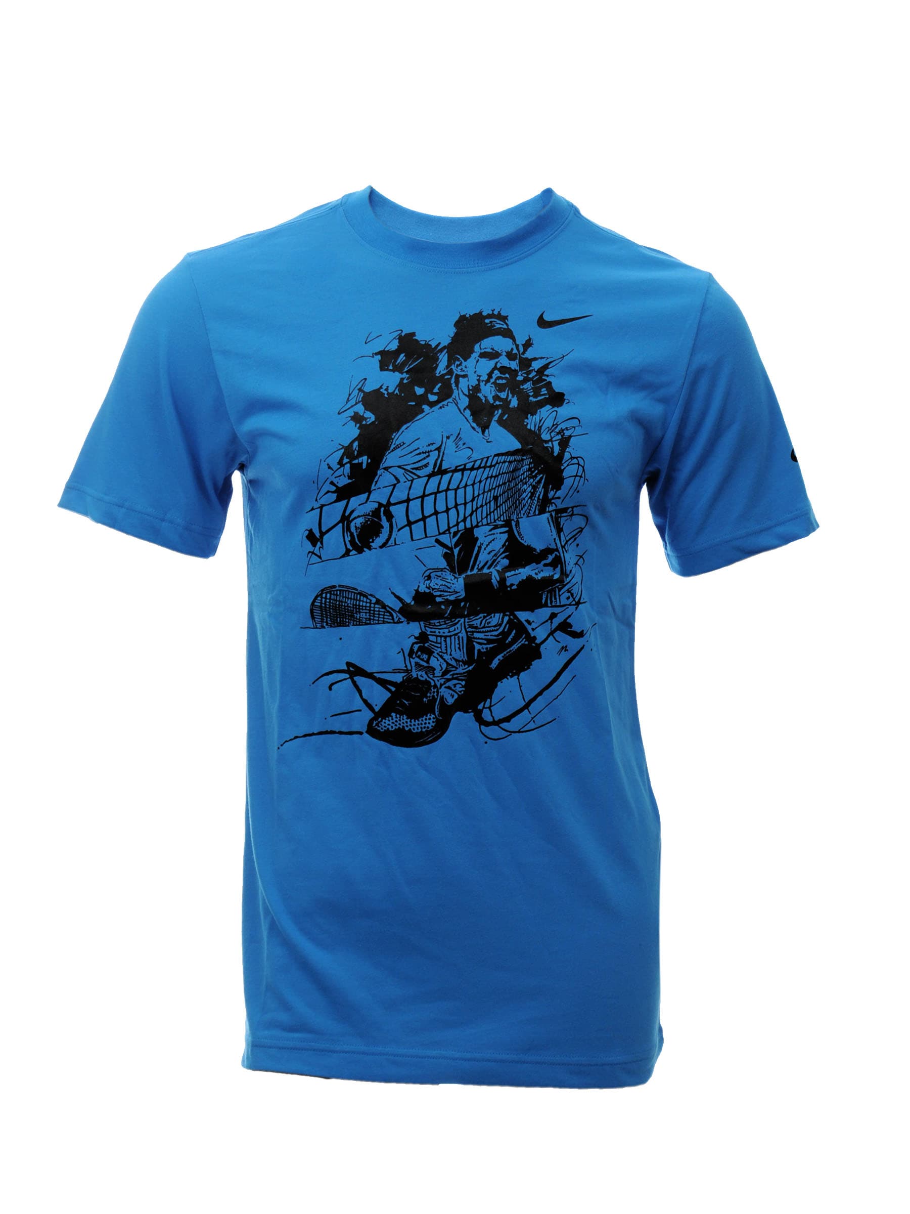 Nike Men As Rafa Ace T Blue T-Shirts