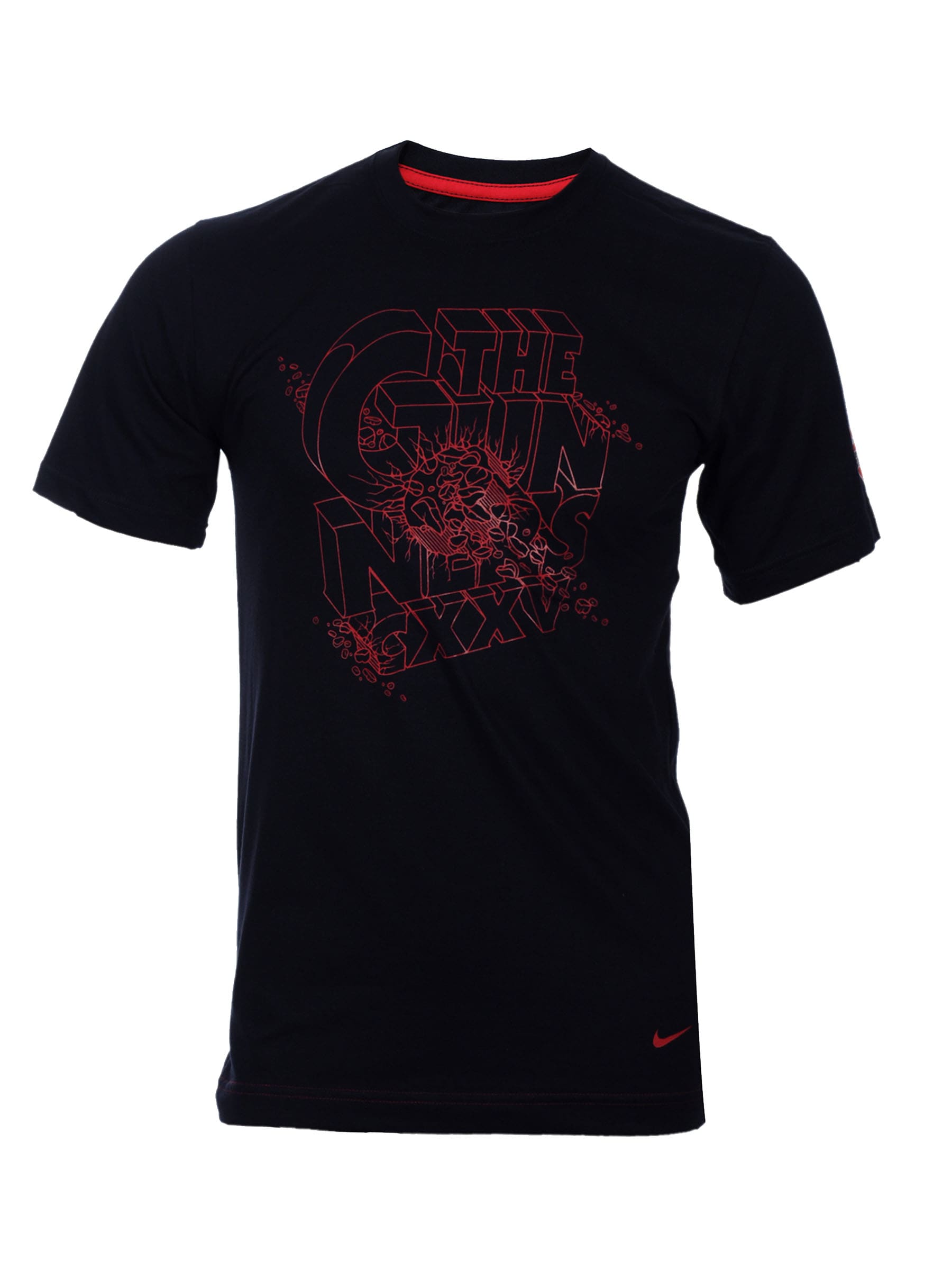 Nike Men As Arsenal Co Navy Blue T-Shirts