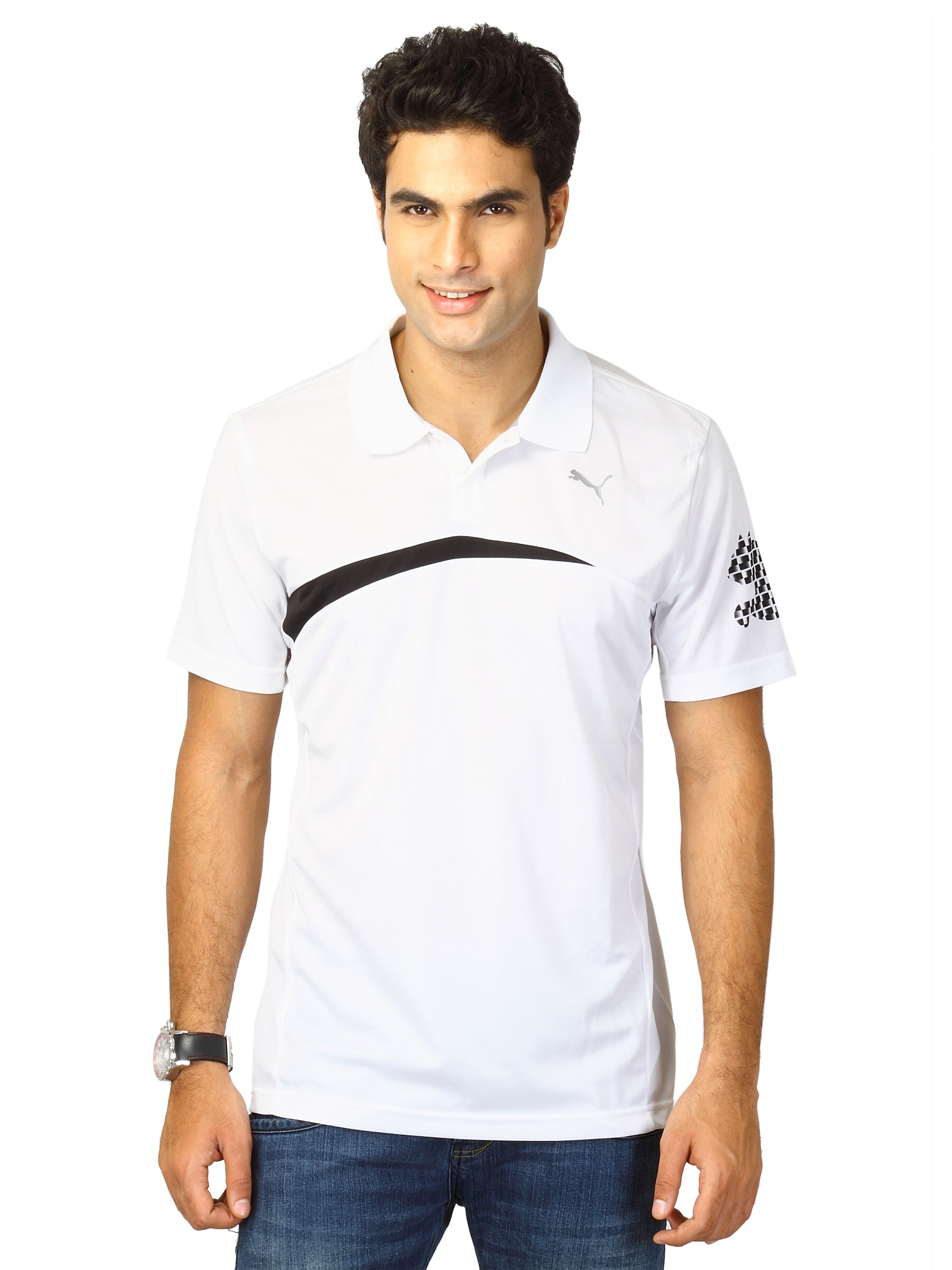 Puma Men Tshirt Trning White Polo Tshirts