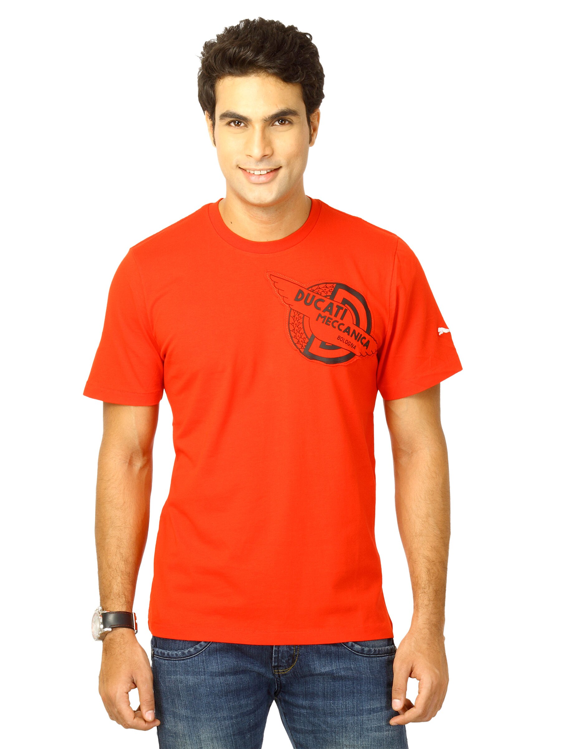 Puma Men ducati heritage logo tee Red Tshirts