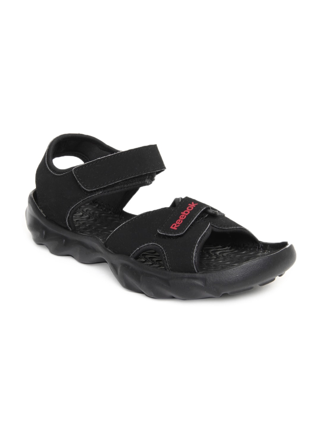 Reebok Unisex Black Sports Sandals