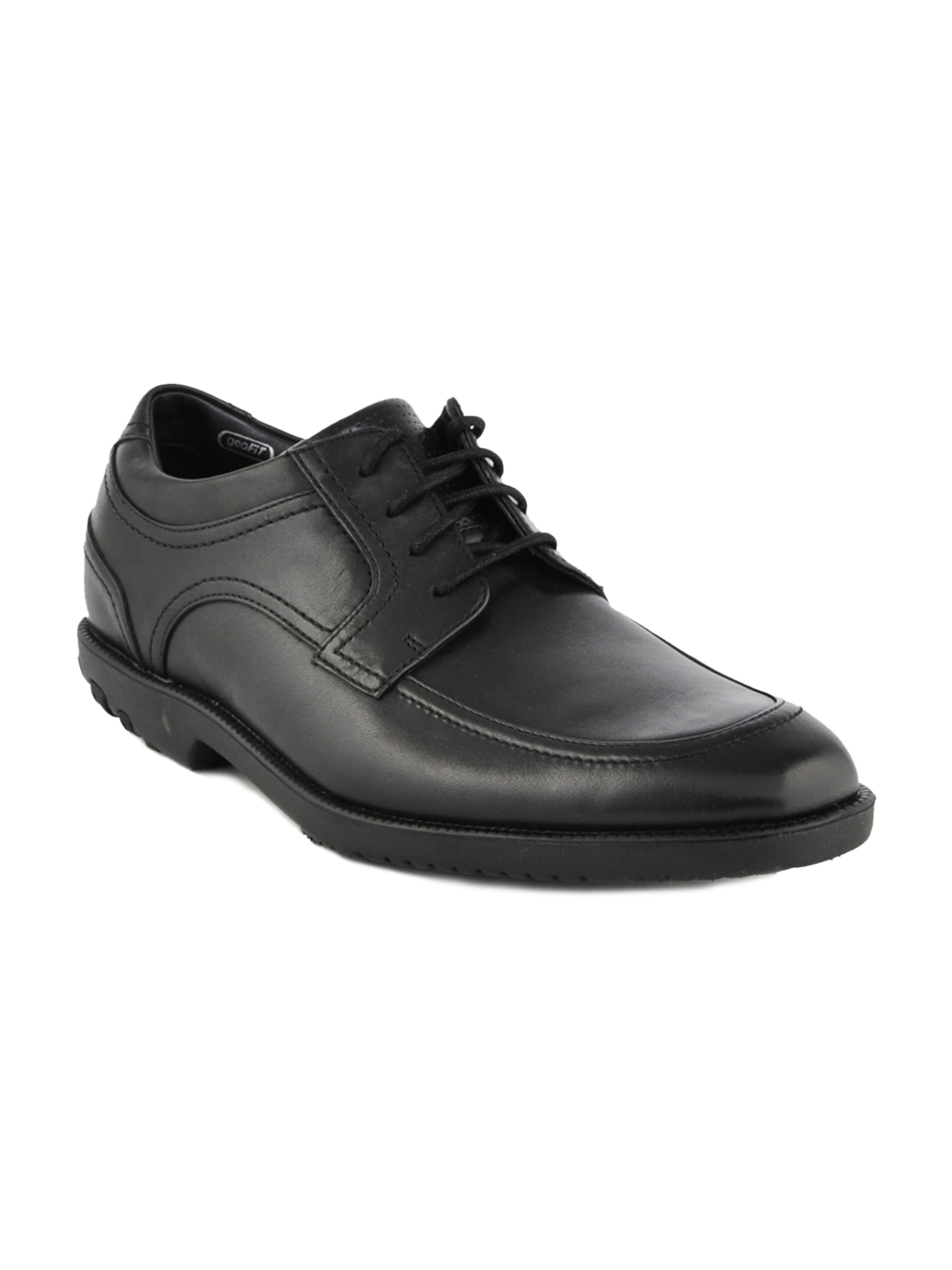 Rockport Men Drsp Moc Front Black Formal Shoes