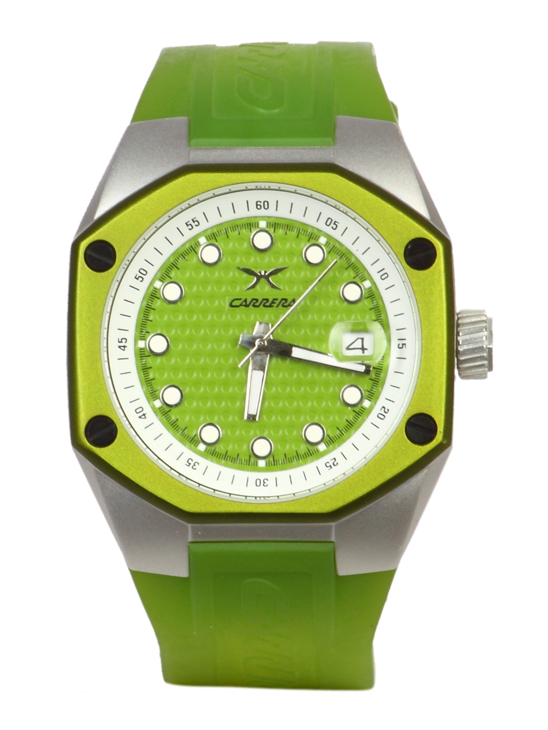 Carrera Men Green strap witrh green dial Green Watches