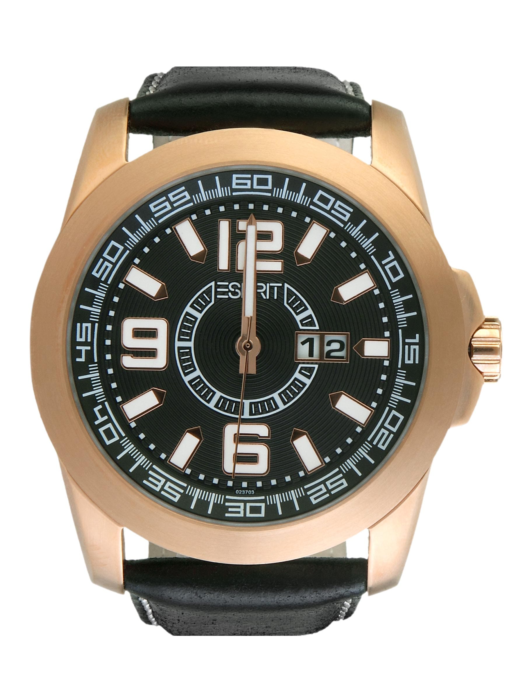 Esprit Men Gran Orbit Rosegold Copper Watches