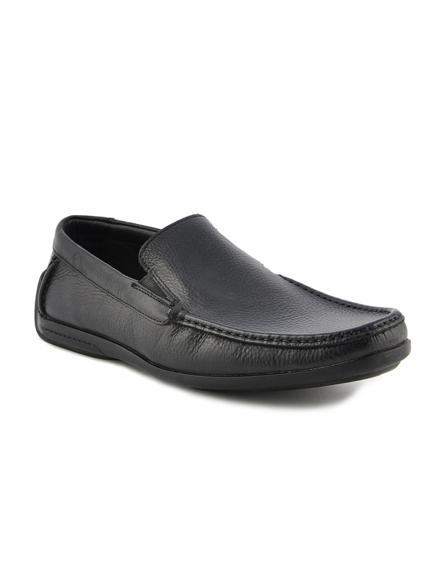 Clarks Men Black Leather Loafers
