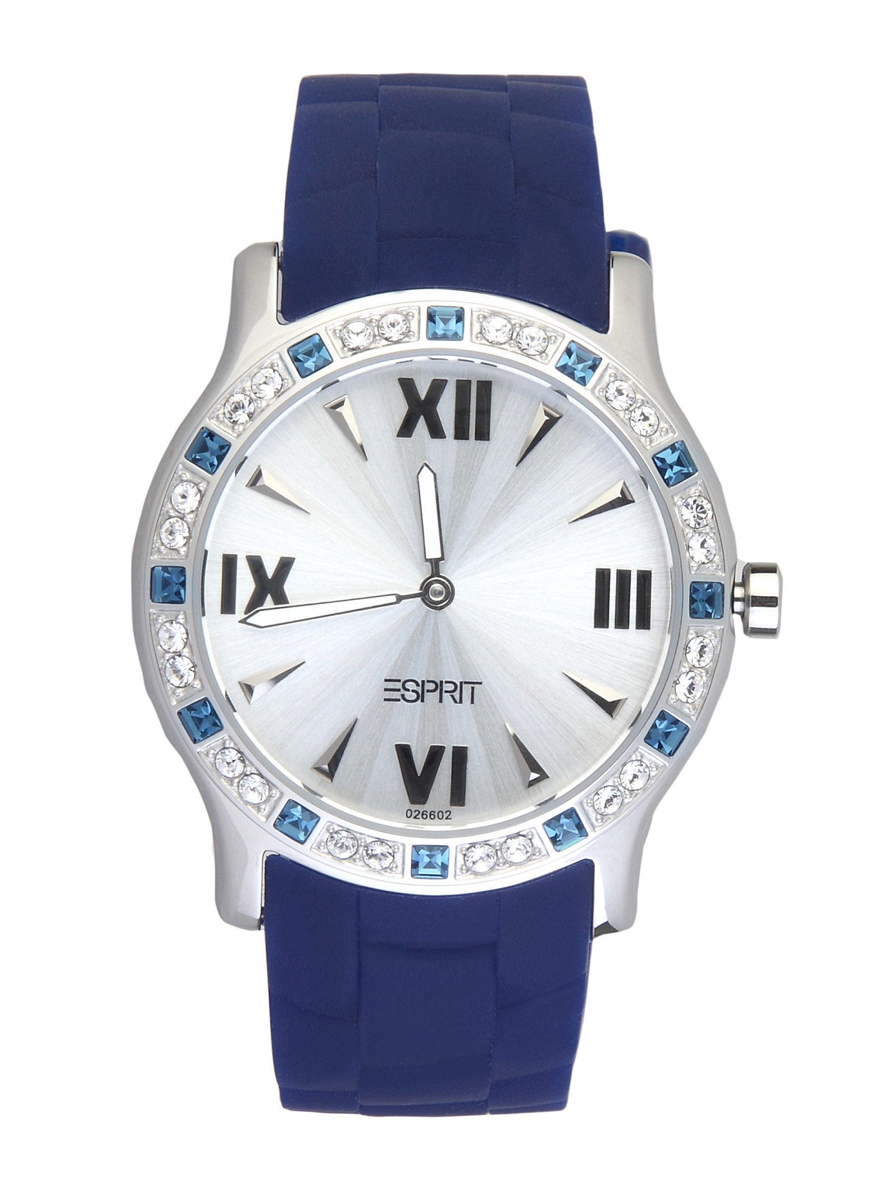 Esprit Women Purple Silicon Silver Watches