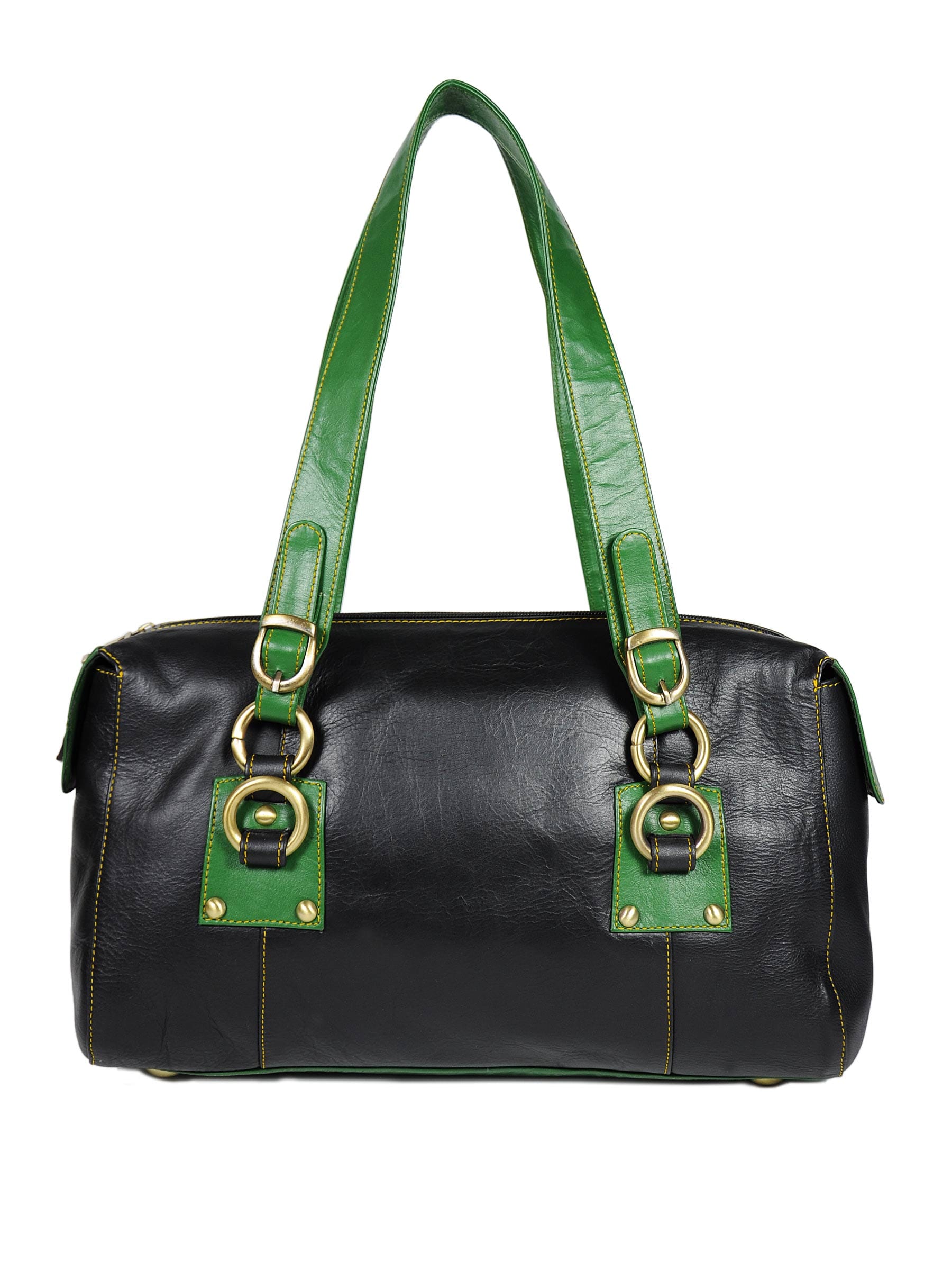 Murcia Women Lambretta Green Black Handbags
