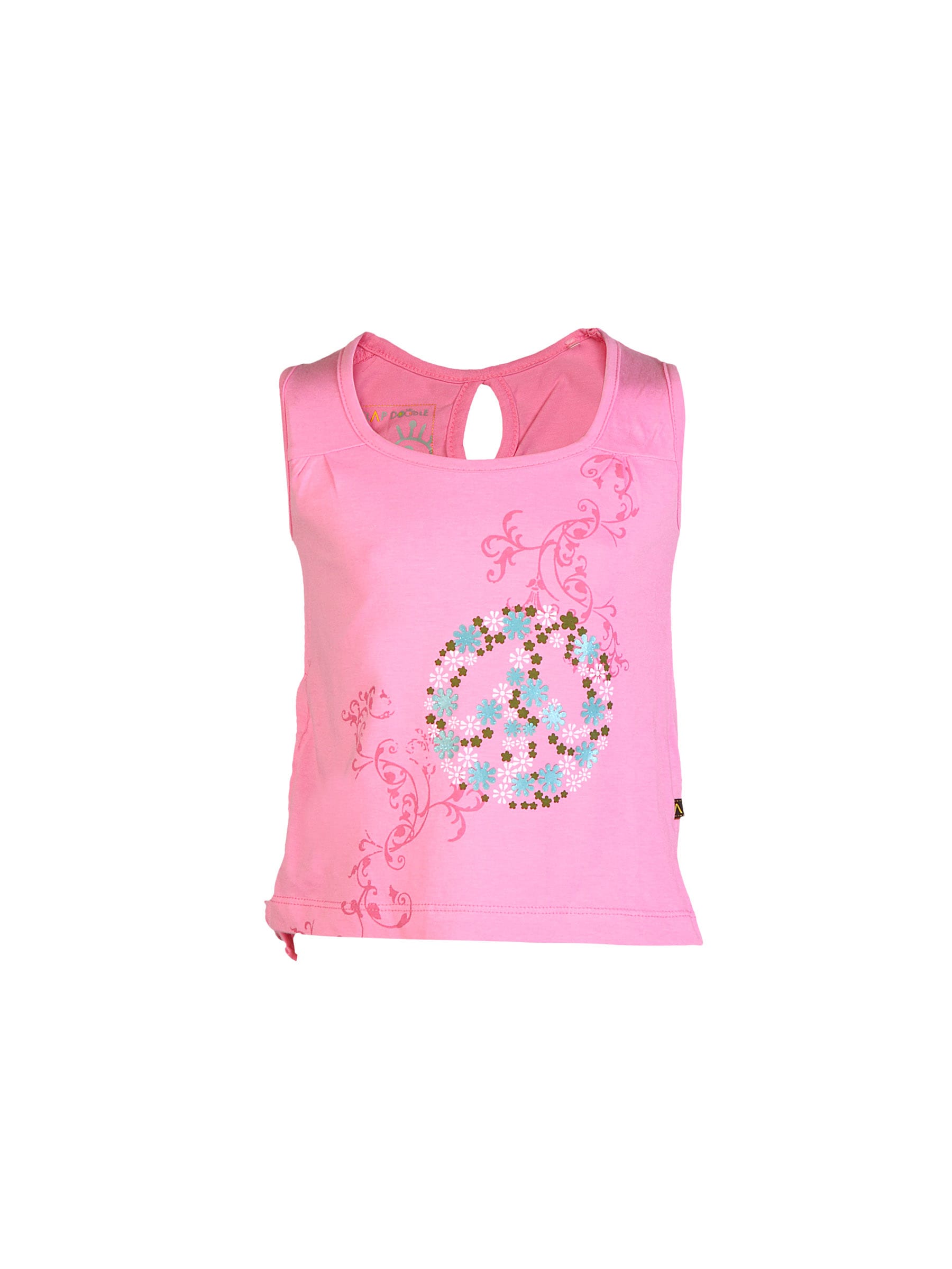 Doodle Girl Little Princess Pink Tops