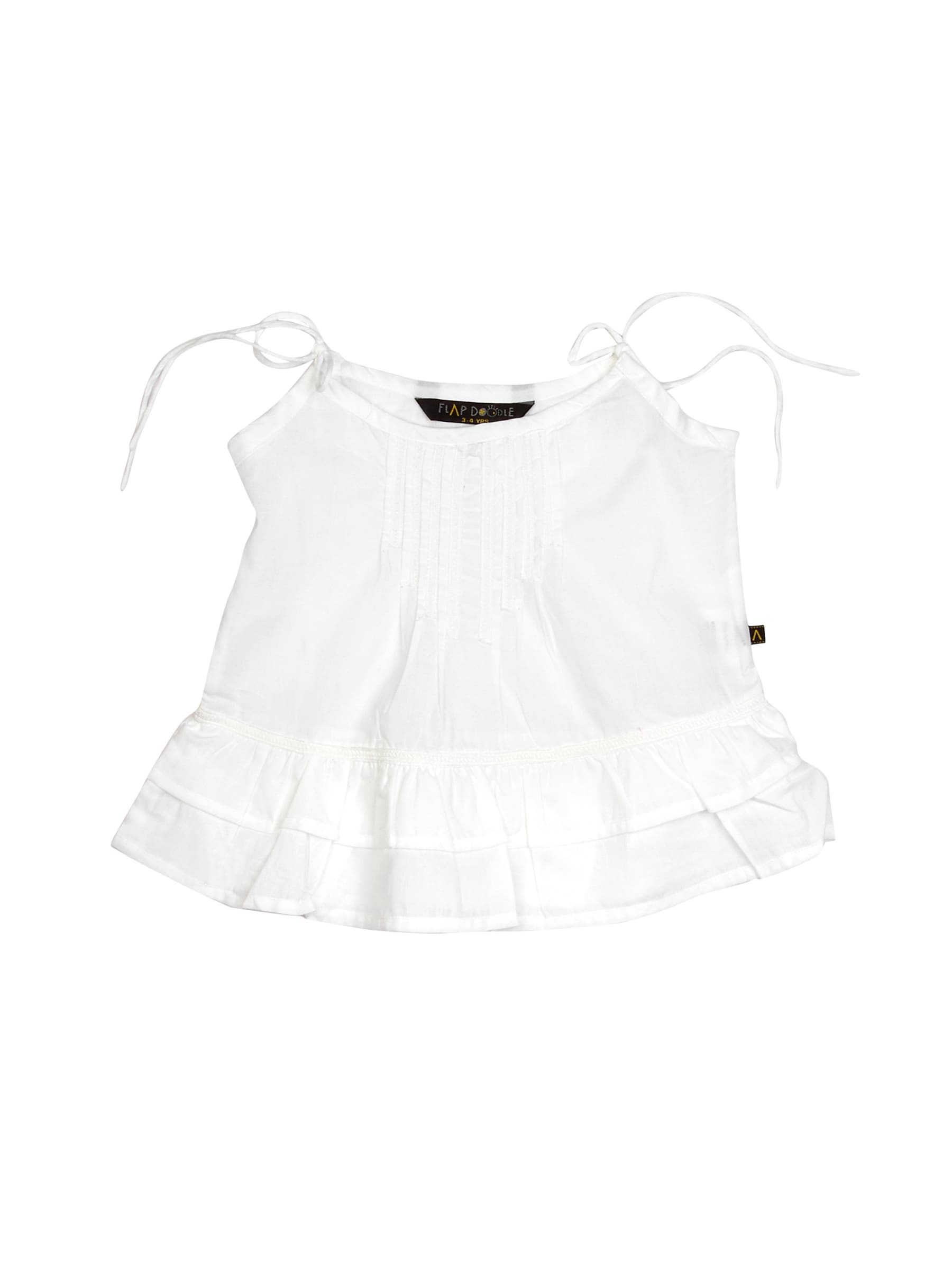 Doodle Girl Little frock White Tops