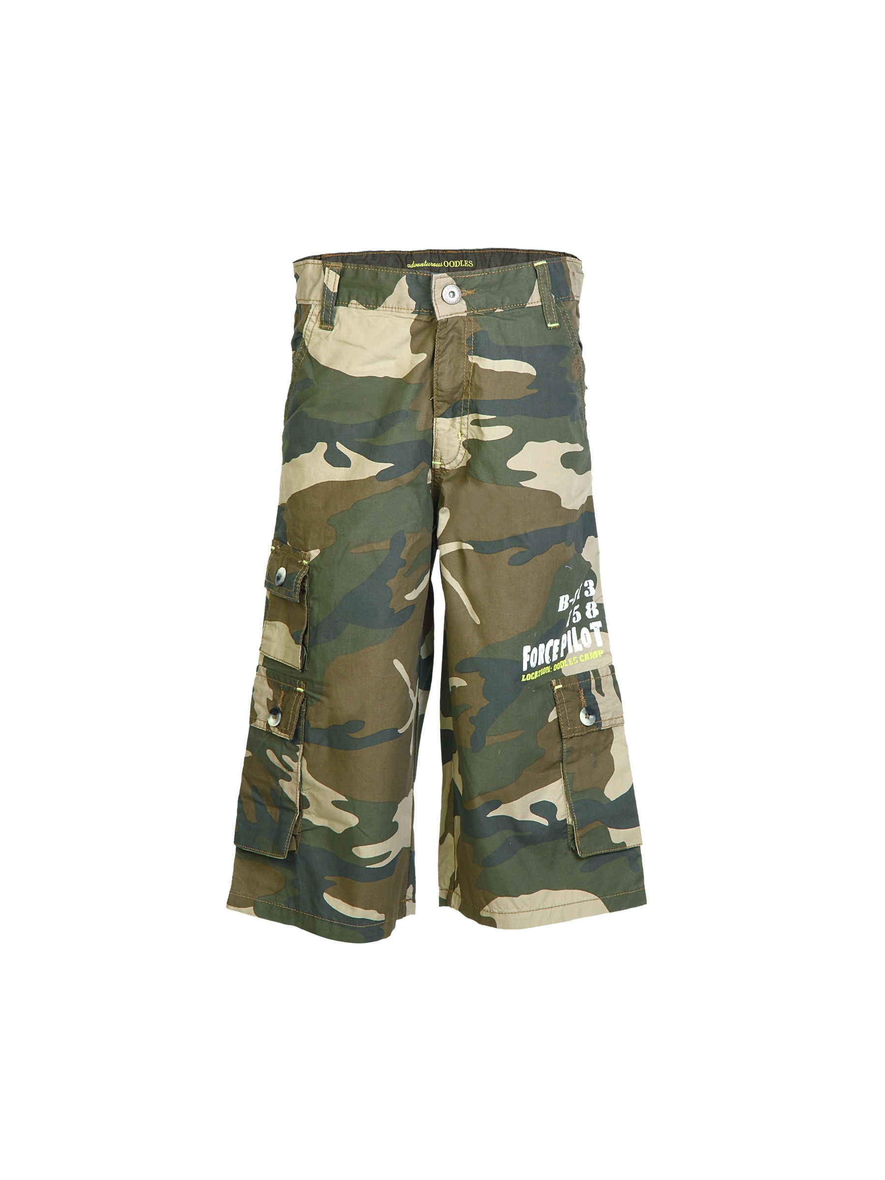 Doodle Boy Army  Green Shorts