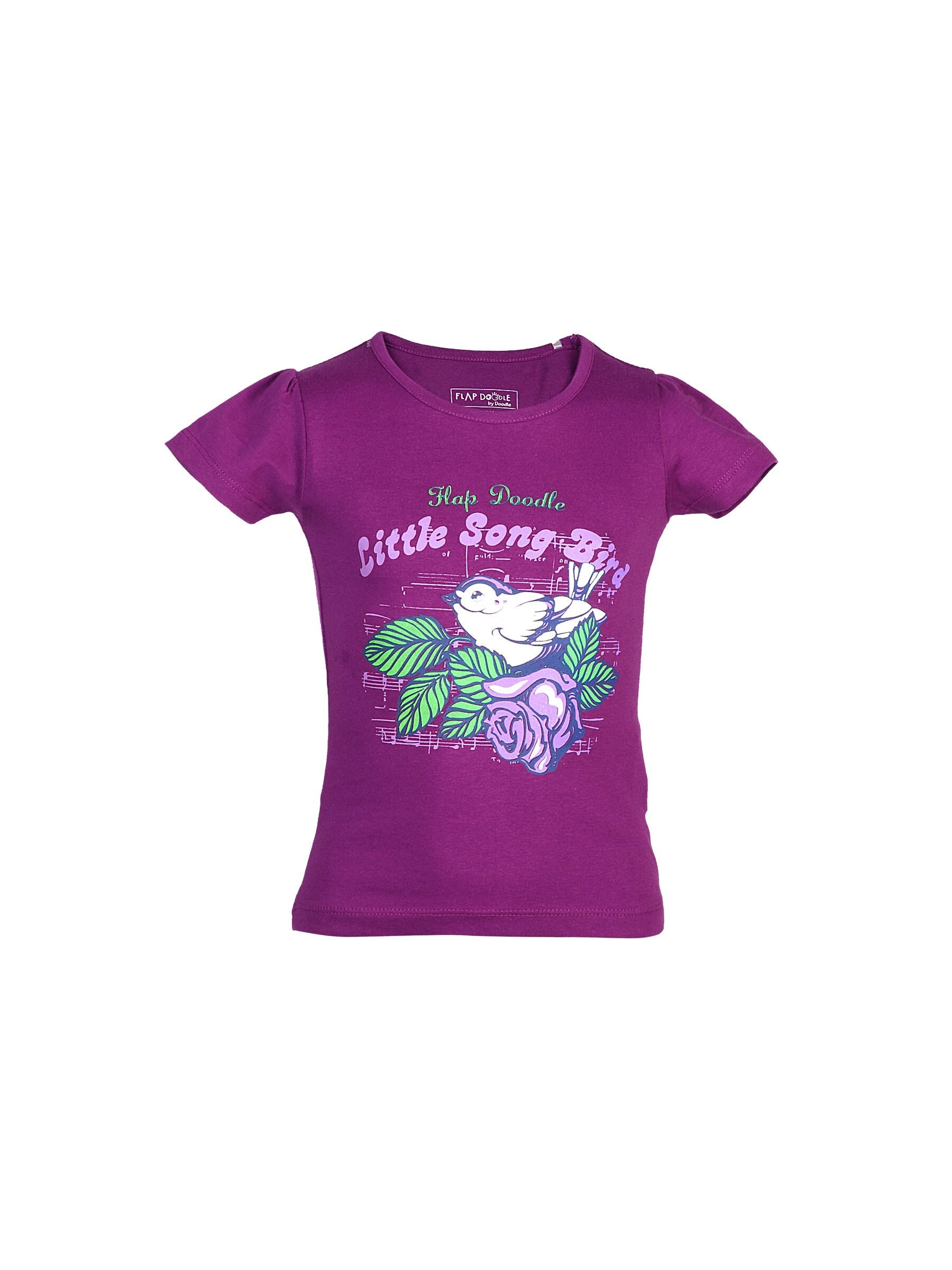 Doodle Girls Little song board Purple Tops