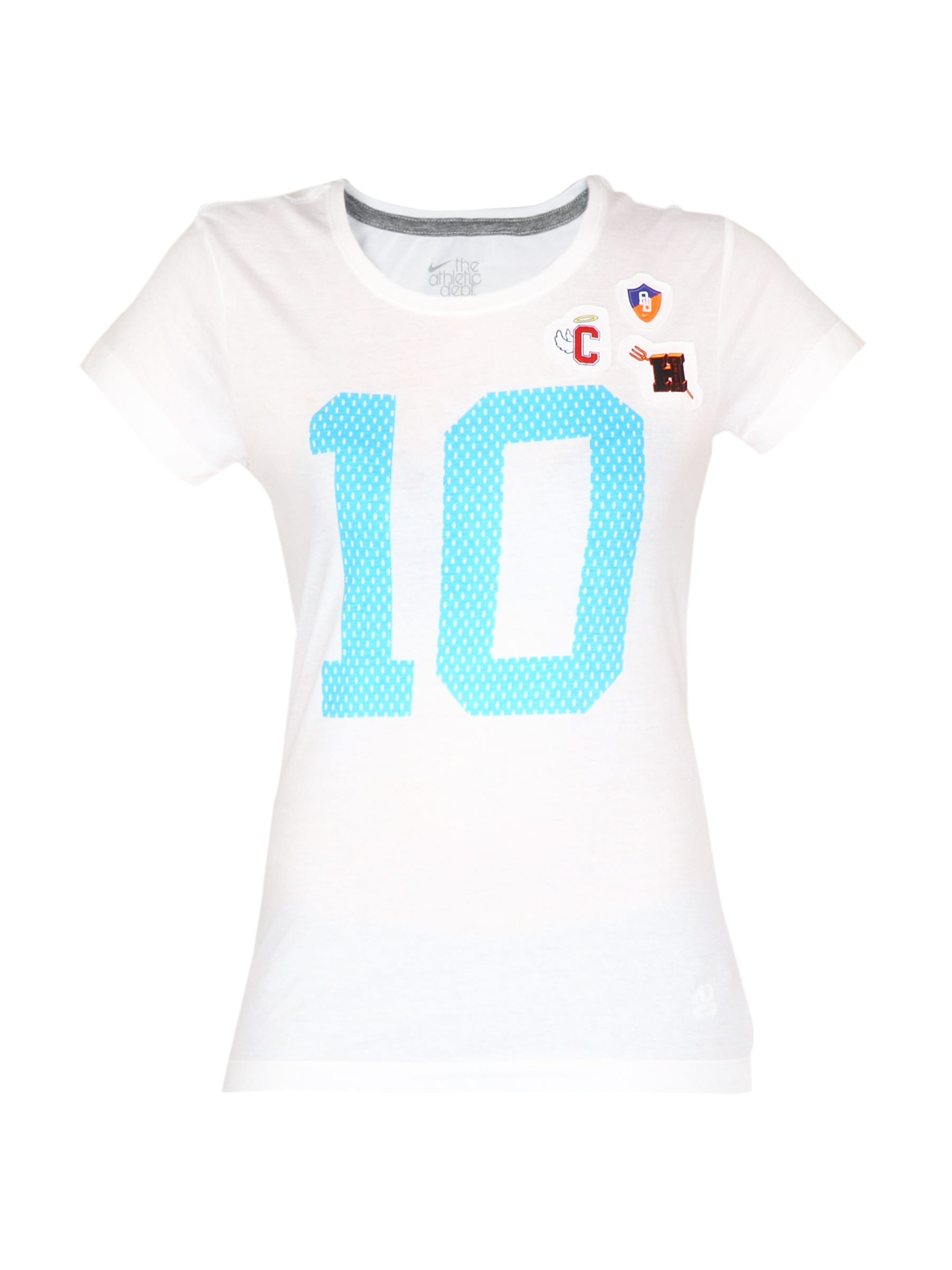 Nike Women White Casual T-shirt