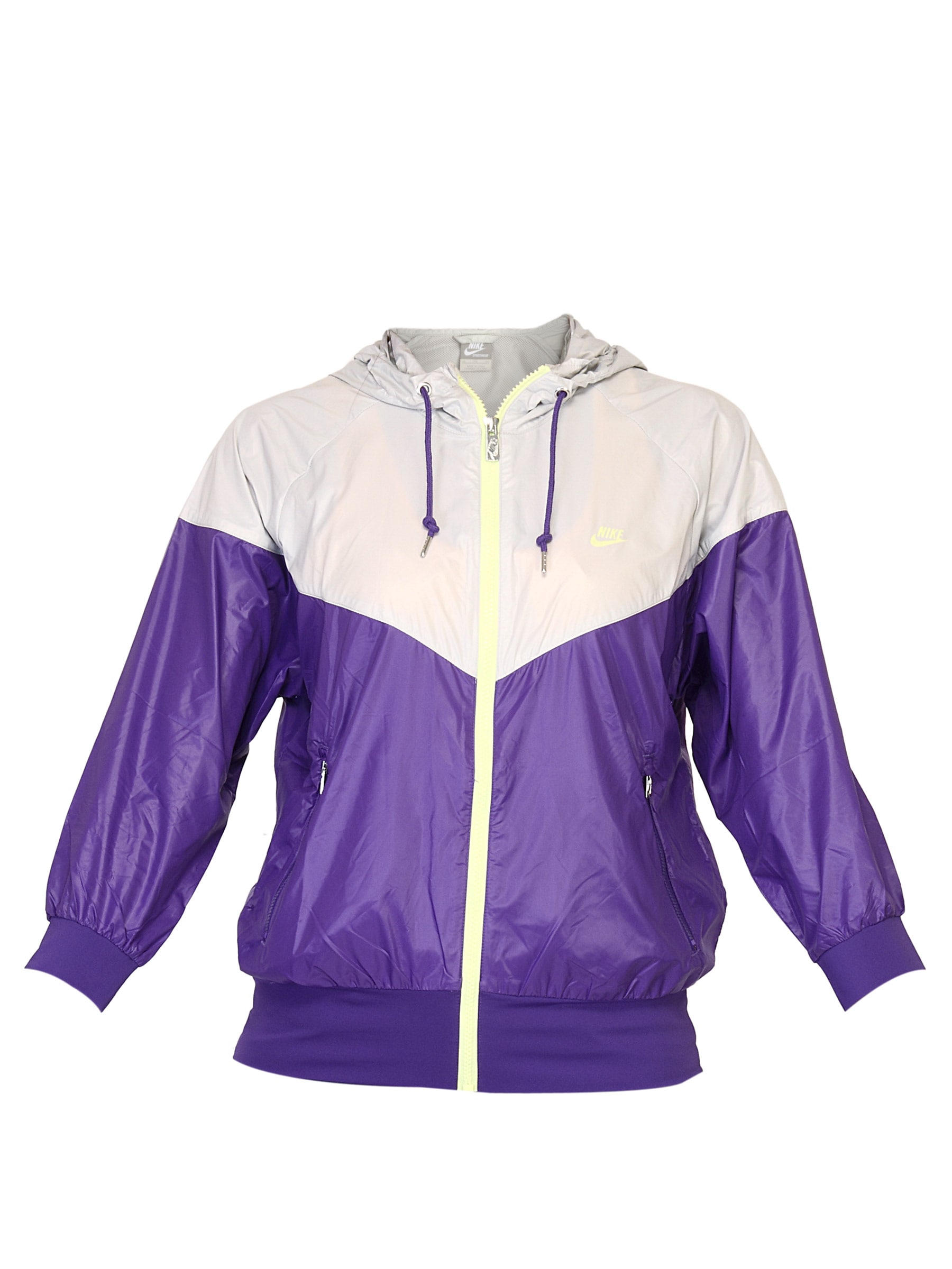 Nike Women Hooded Purple Jacket