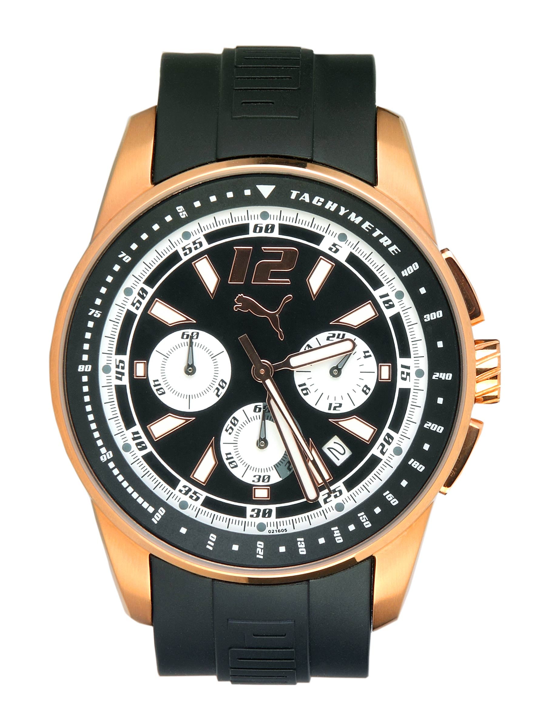 Puma Men Race Luminous Black Chronograph Watch