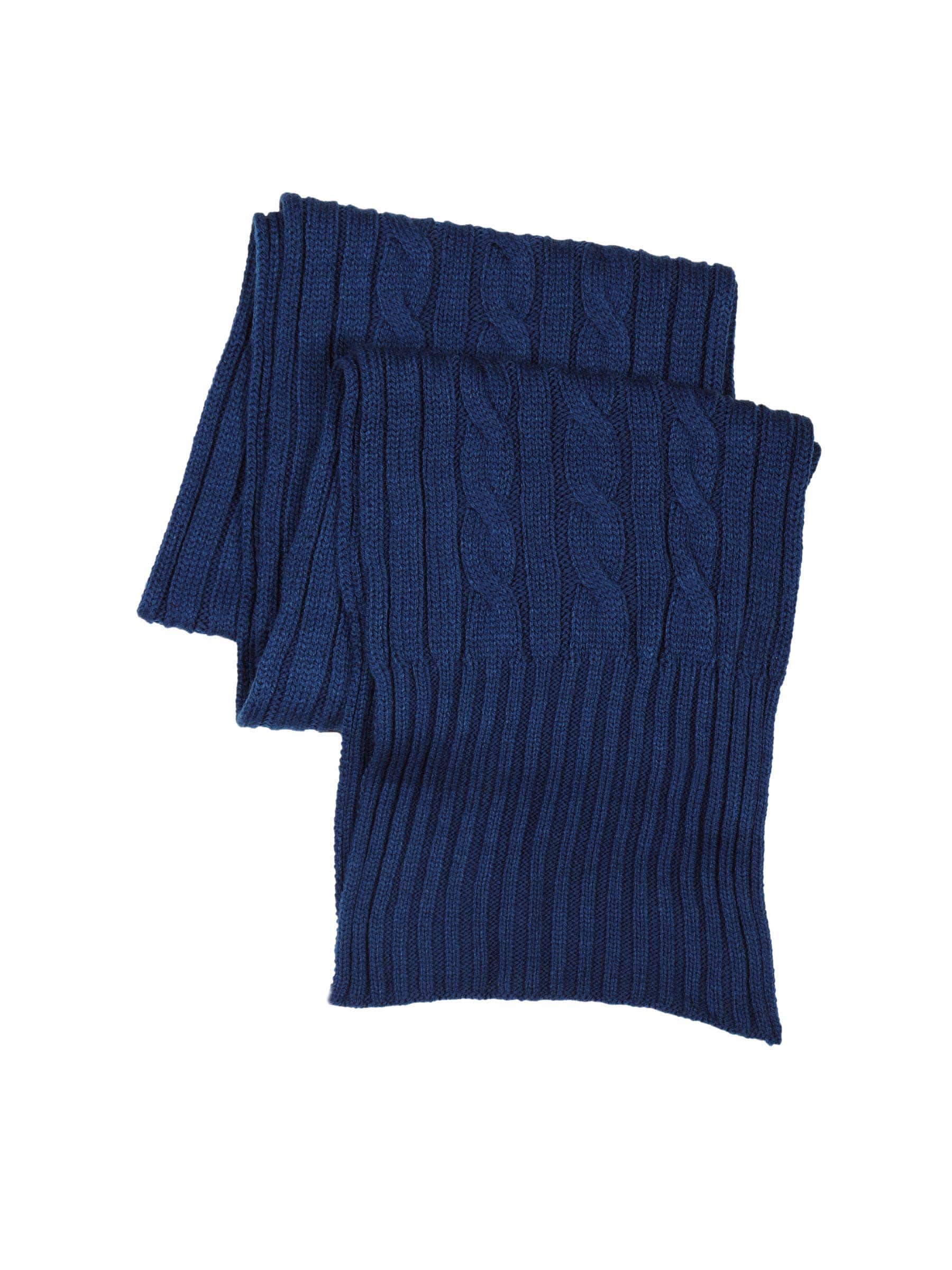 Scullers Women Solid Blue Scarves