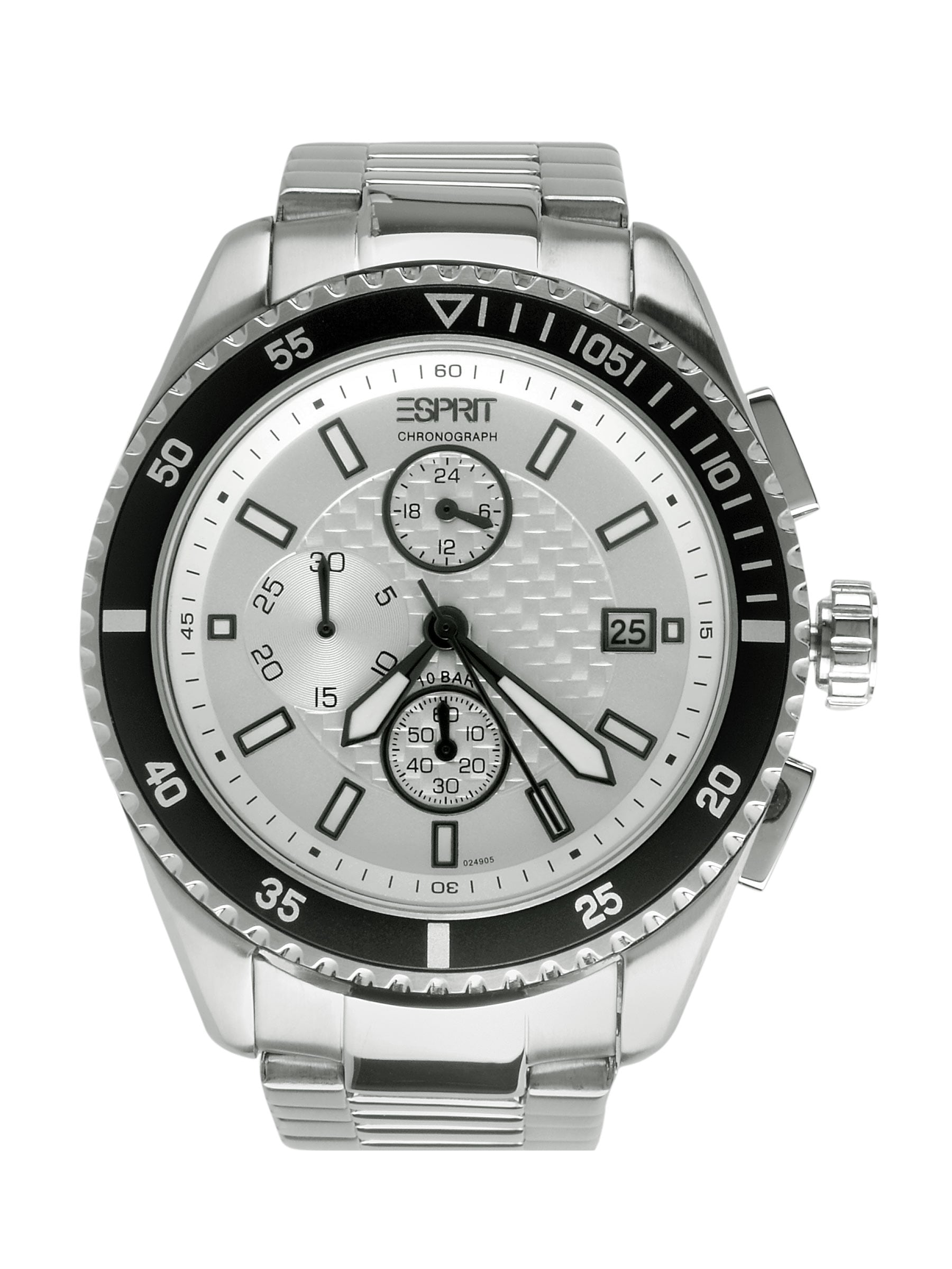 Esprit Men Velocity Chrono Silver Steel Watches