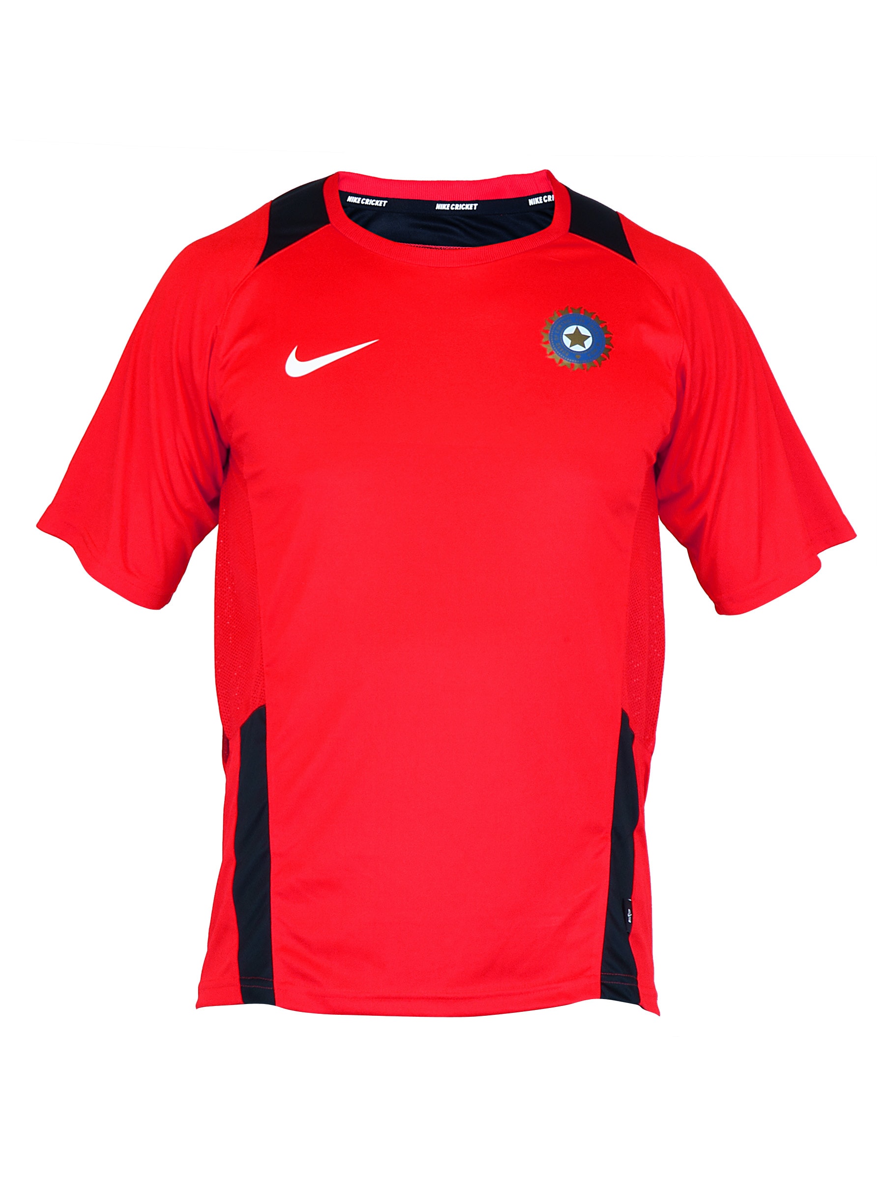 Nike Men Cricket Red Tshirt