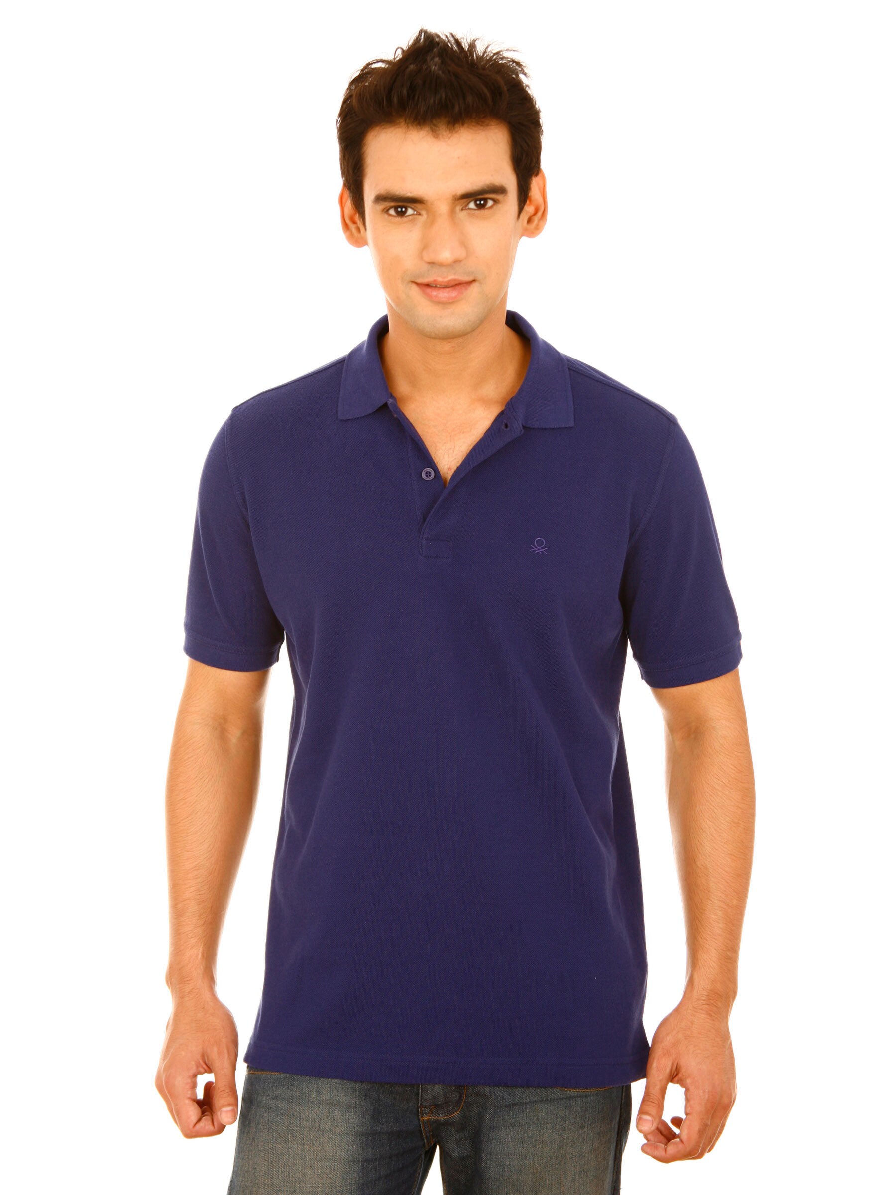 United Colors of Benetton Men Summer Blue T-shirt