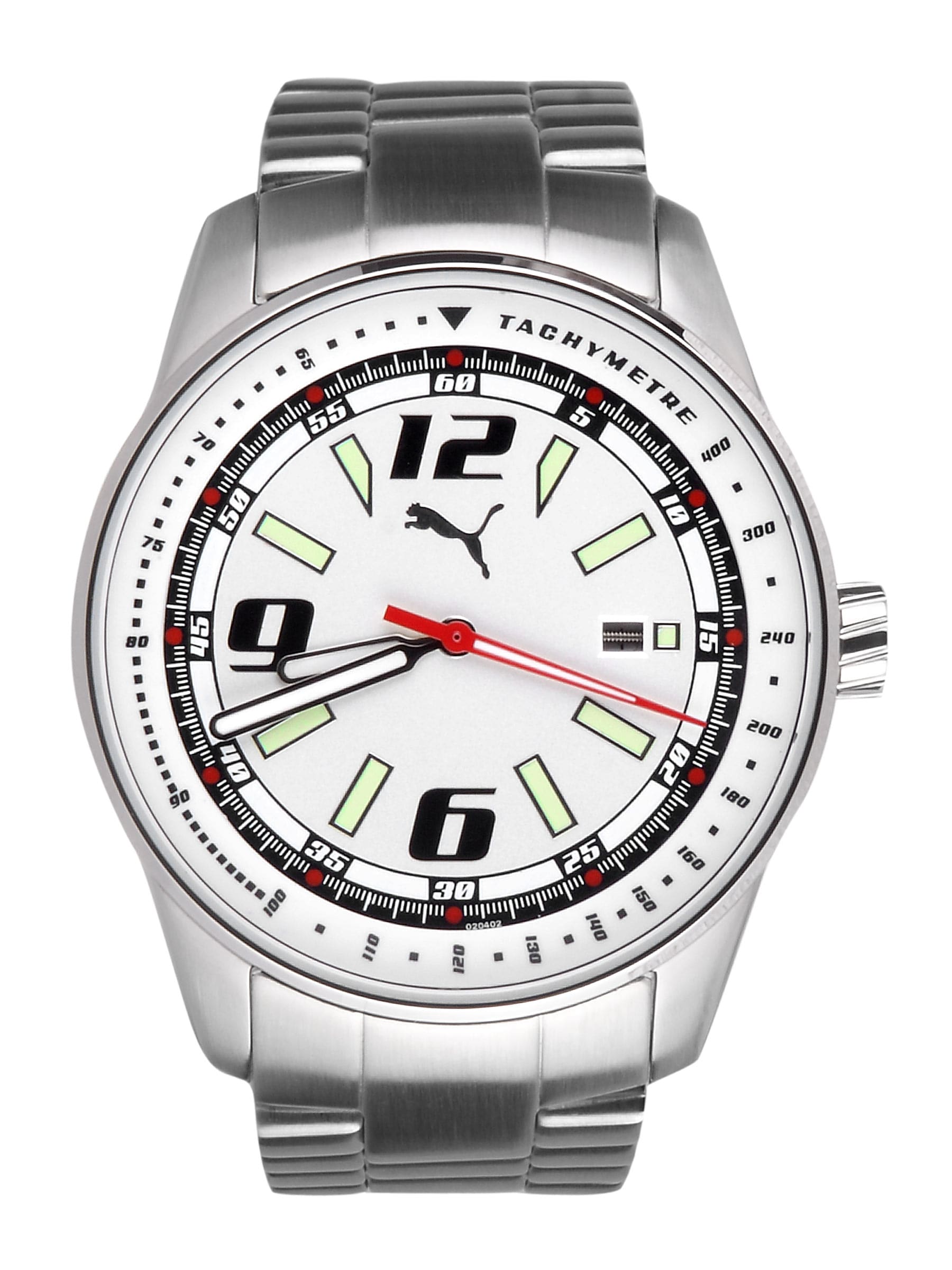 Puma Men Race Luminous 3HD White Dial Watch