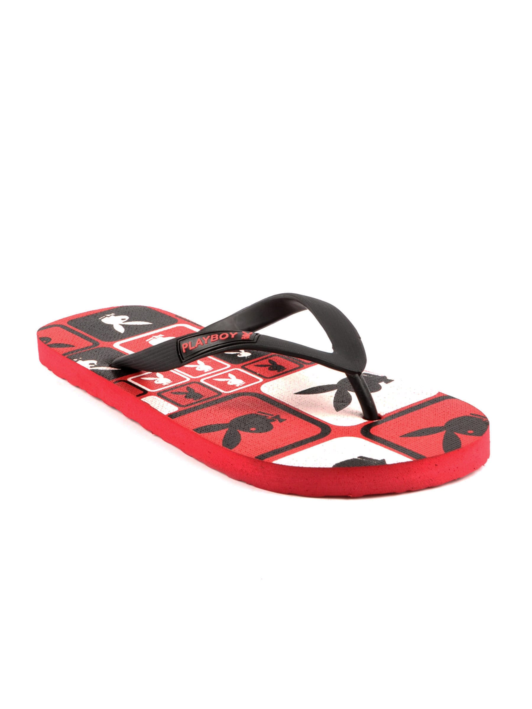 Playboy Men Casual Red Slippers