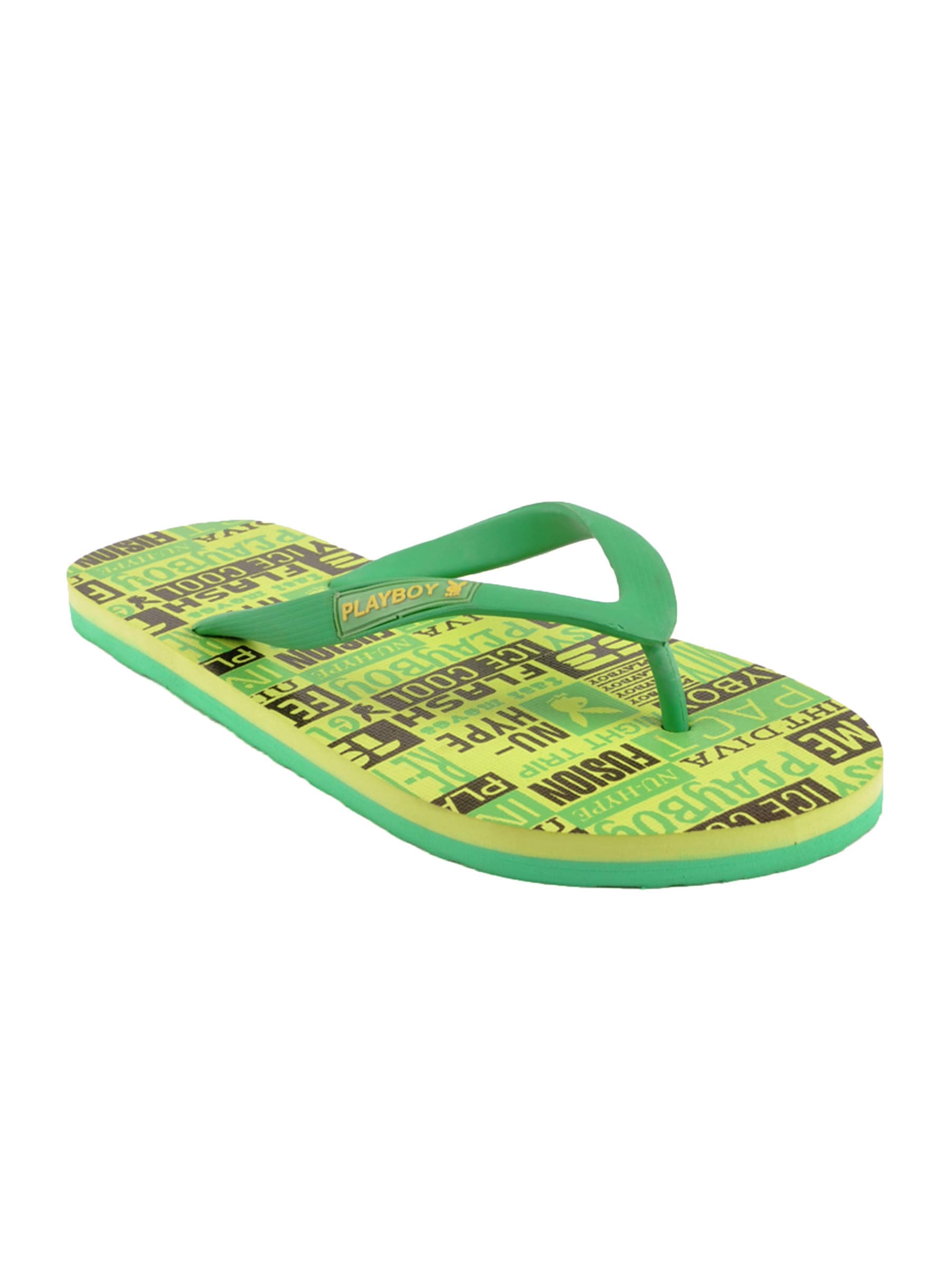 Playboy Men Casual Green Slippers