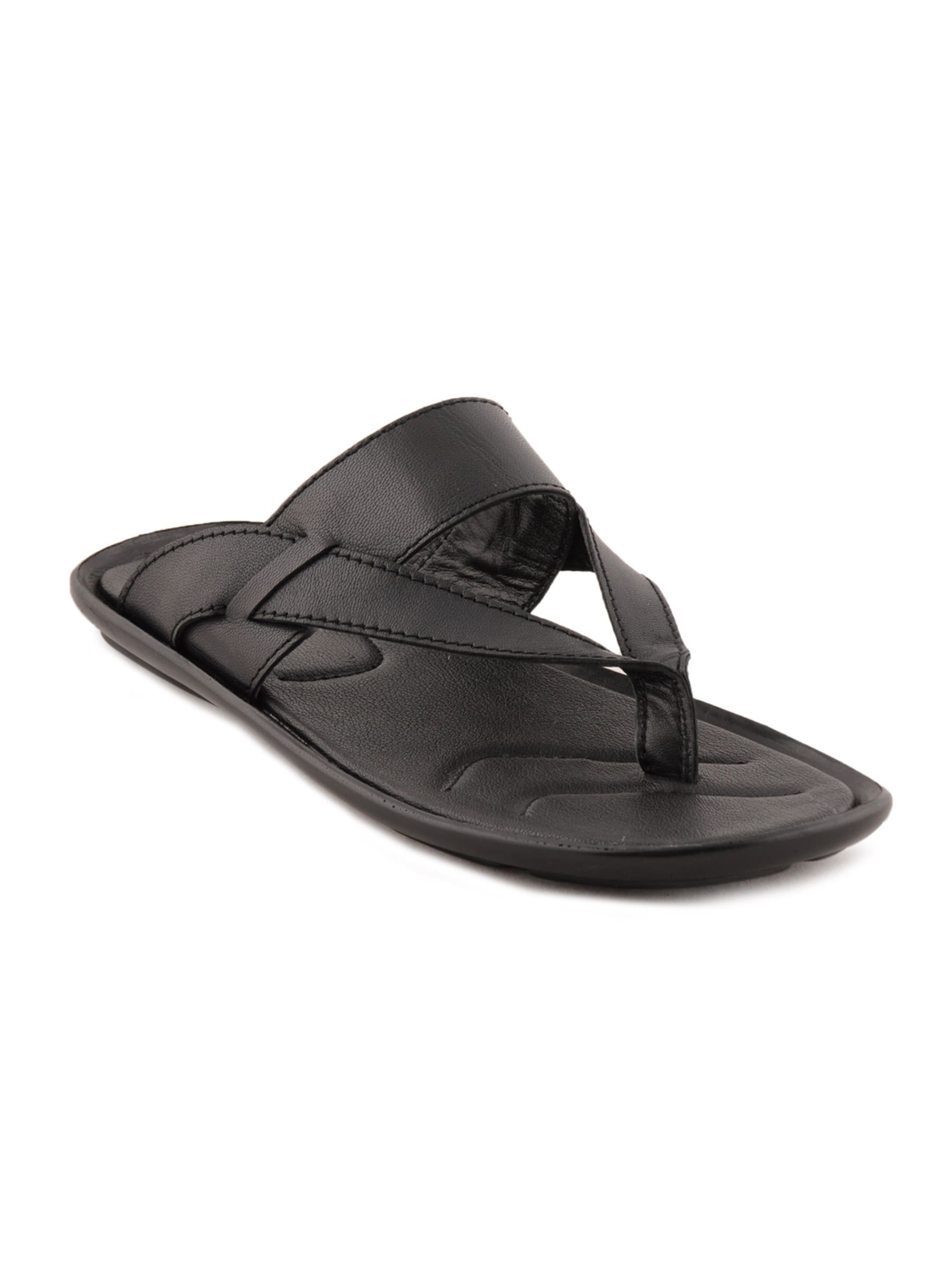 Franco Leone Men Casual Black Sandals