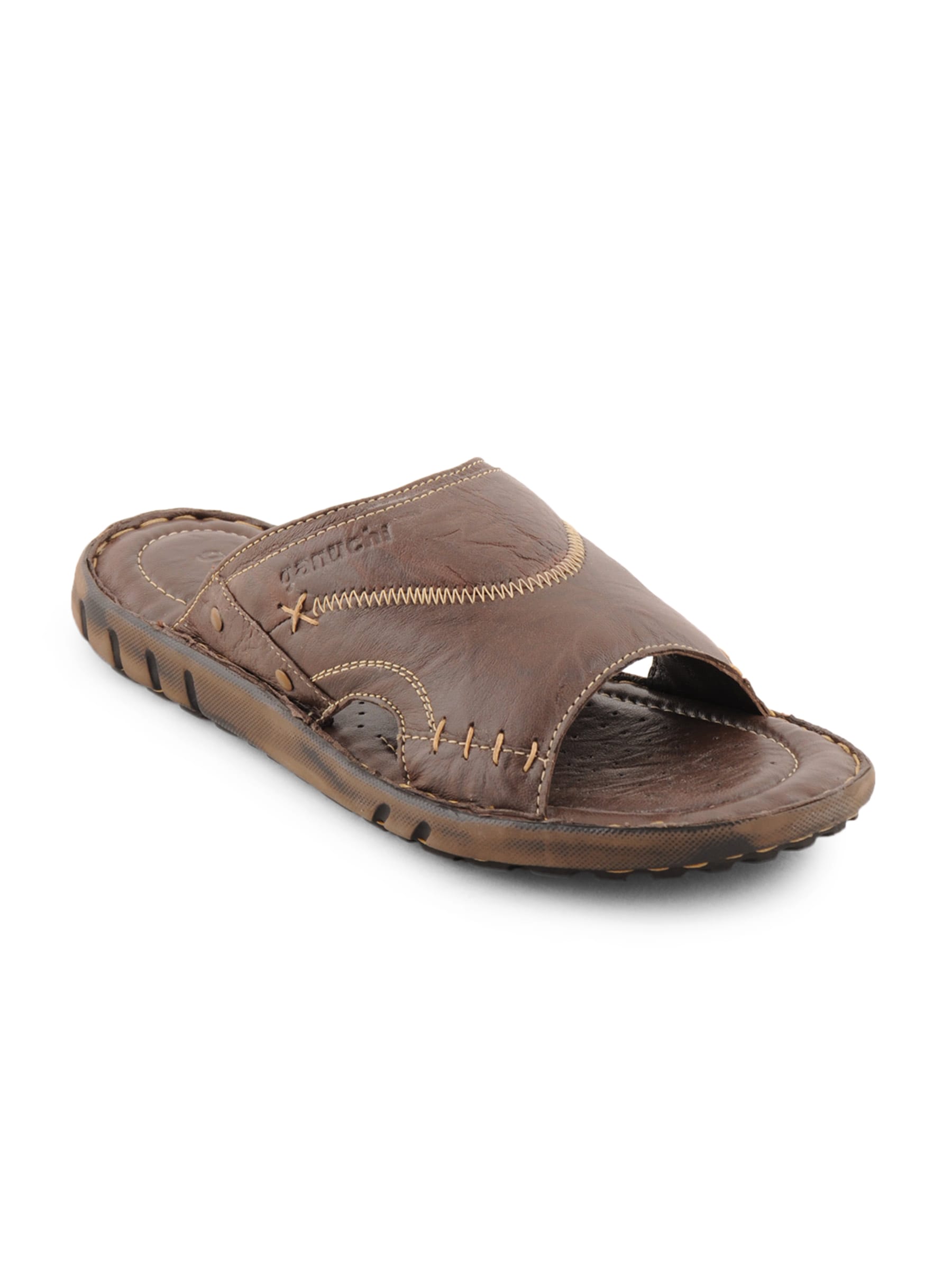 Ganuchi Men Casual Brown Sandals