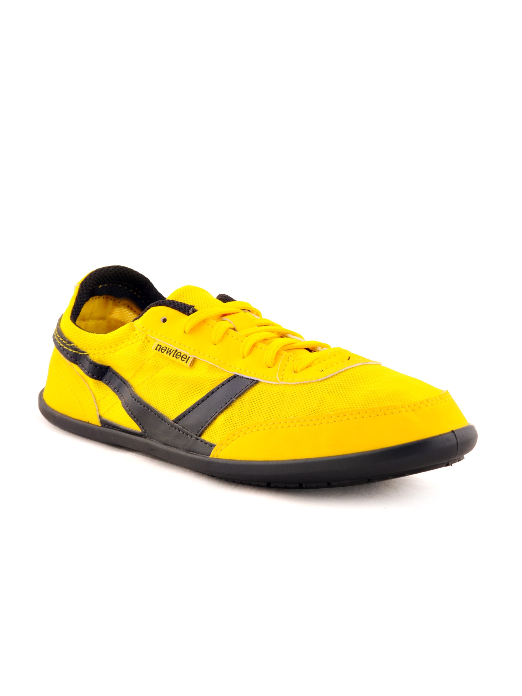 Newfeel Unisex Sports Yellow Sports Shoes