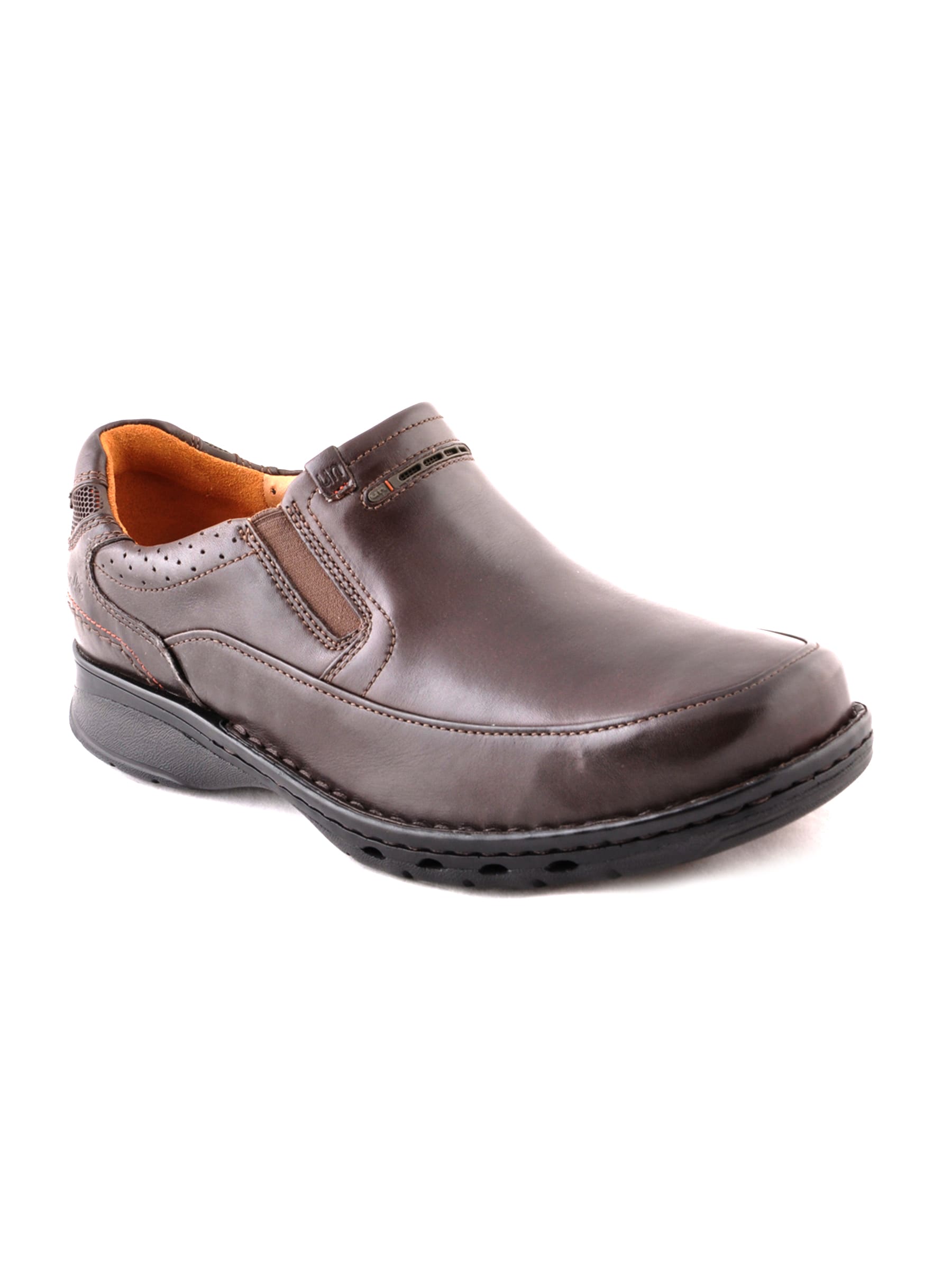 Clarks Men Leather Brown Formal Shoes