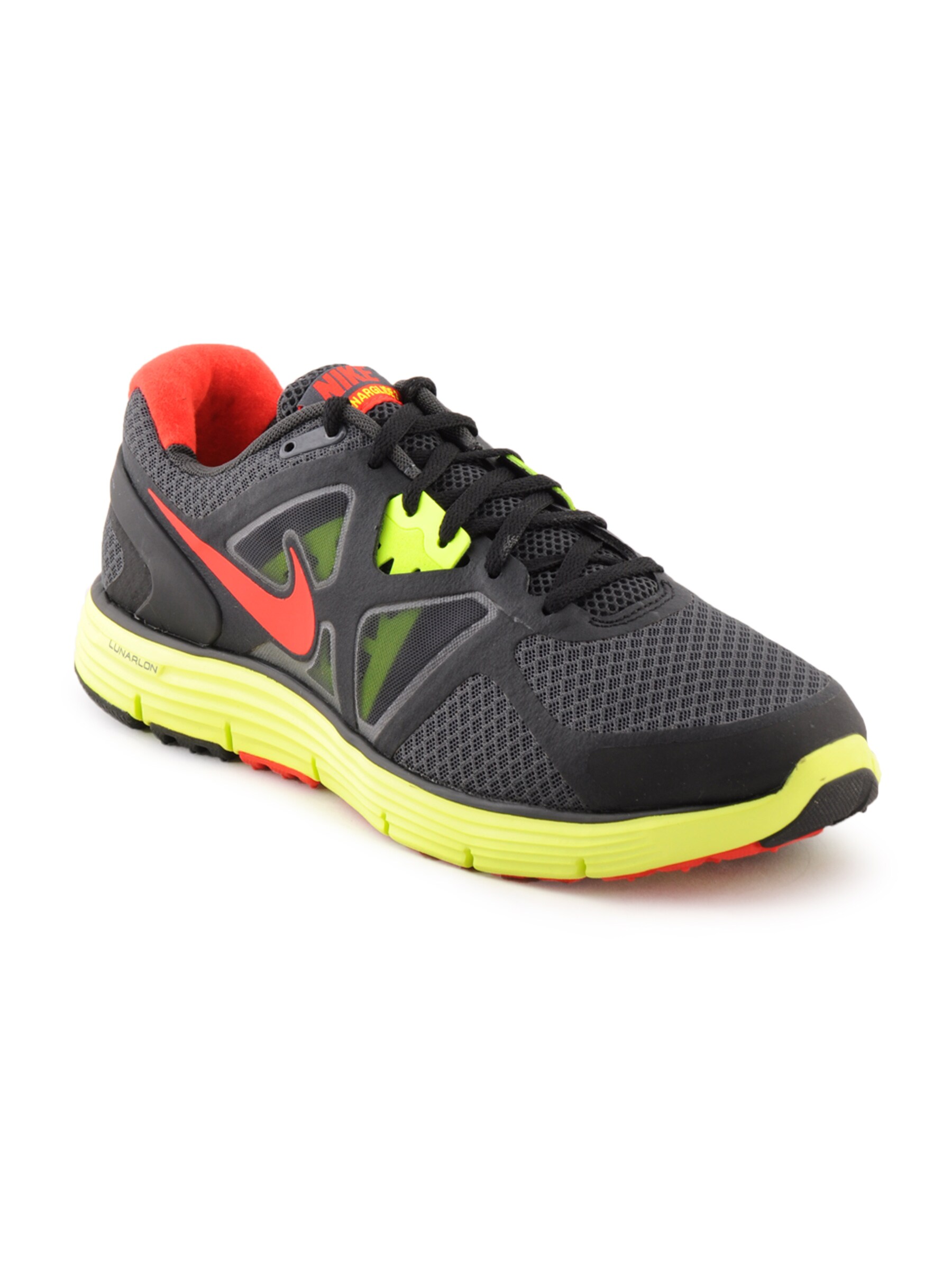 Nike Men Lunarglide Black Sports Shoes