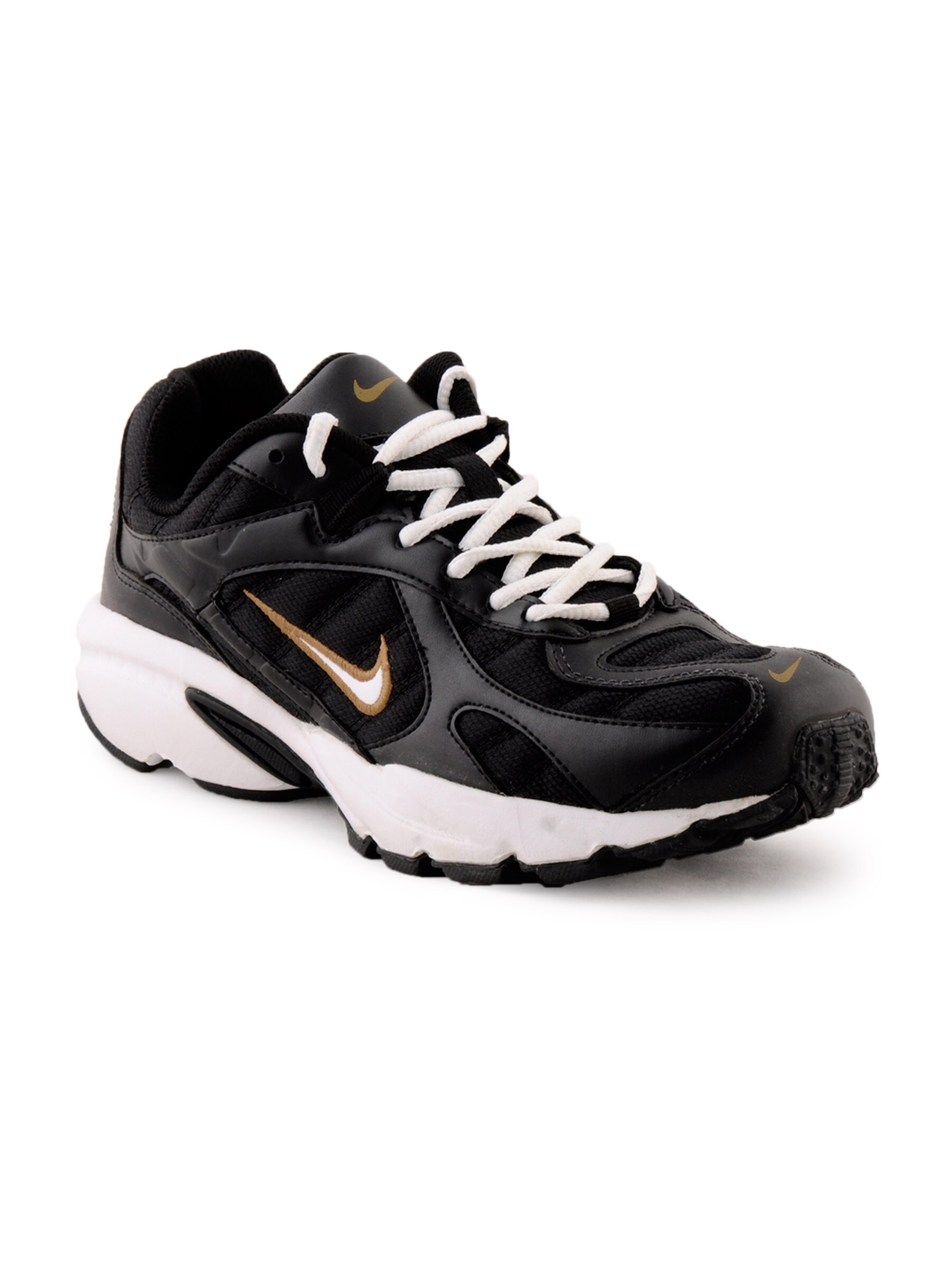Nike Men Metallic Gold Black Sports Shoes
