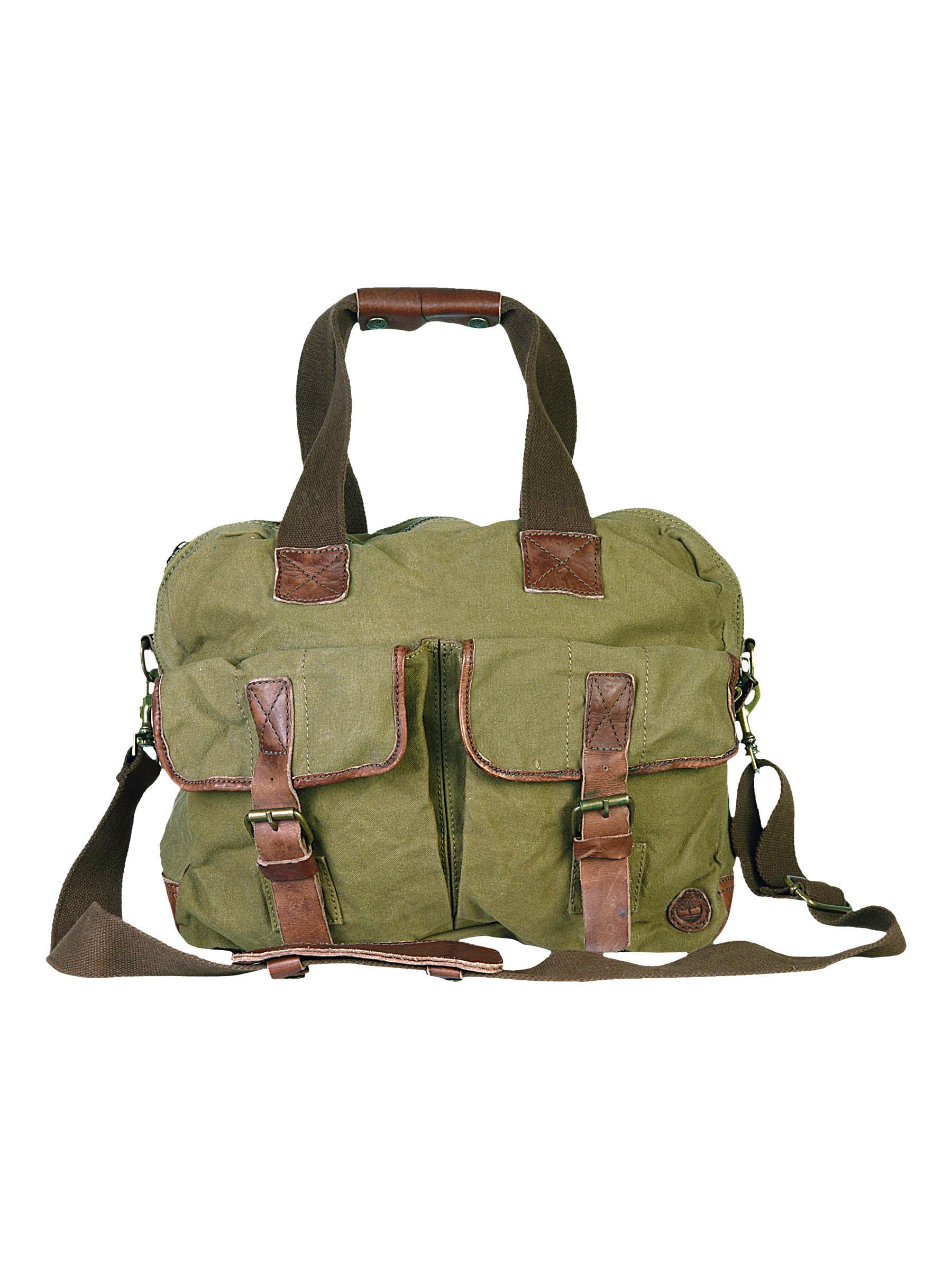 Timberland Unisex Solid Olive Bags