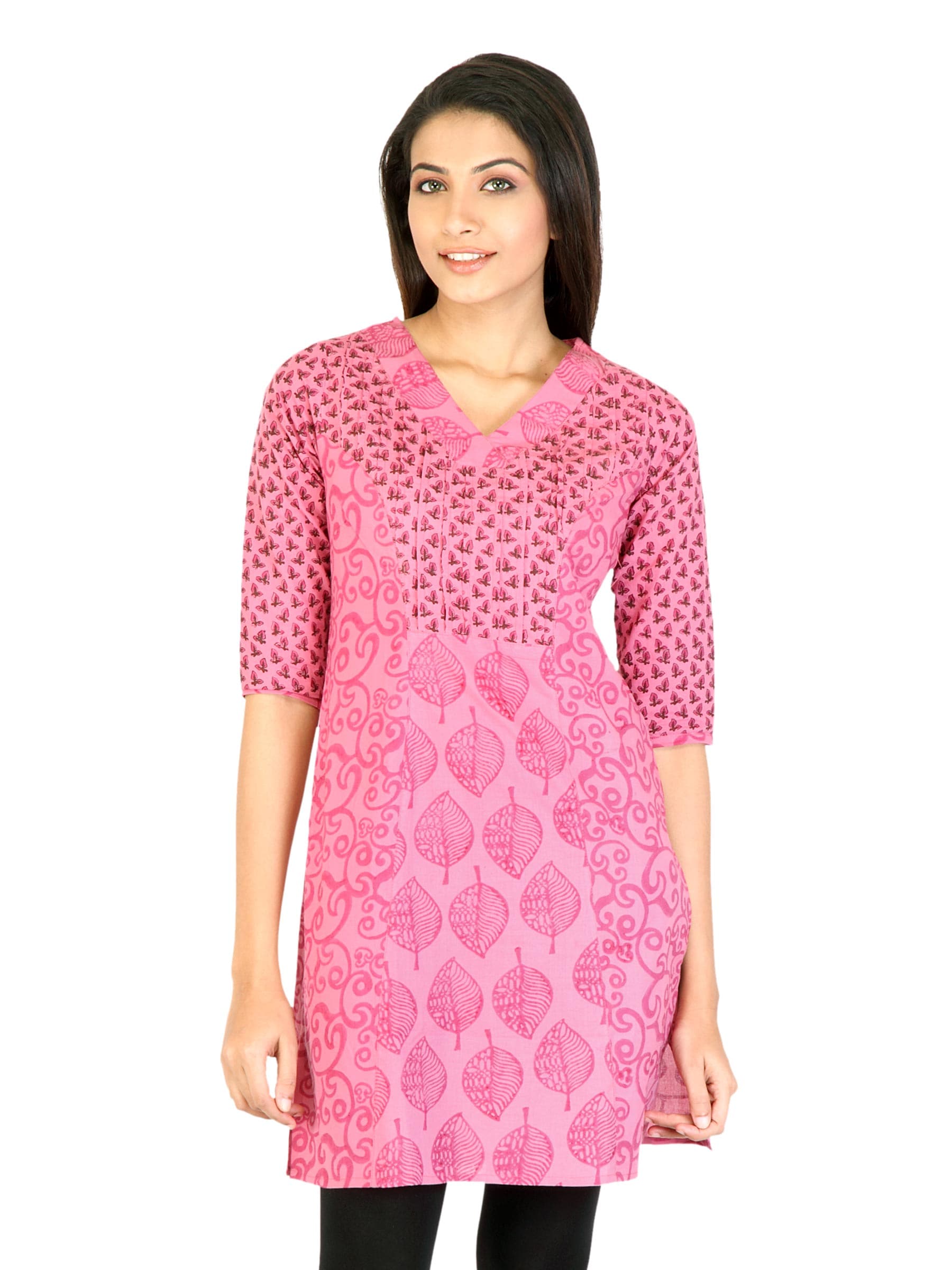 Mother Earth Women Chogun Aug Collt Pink Kurtas