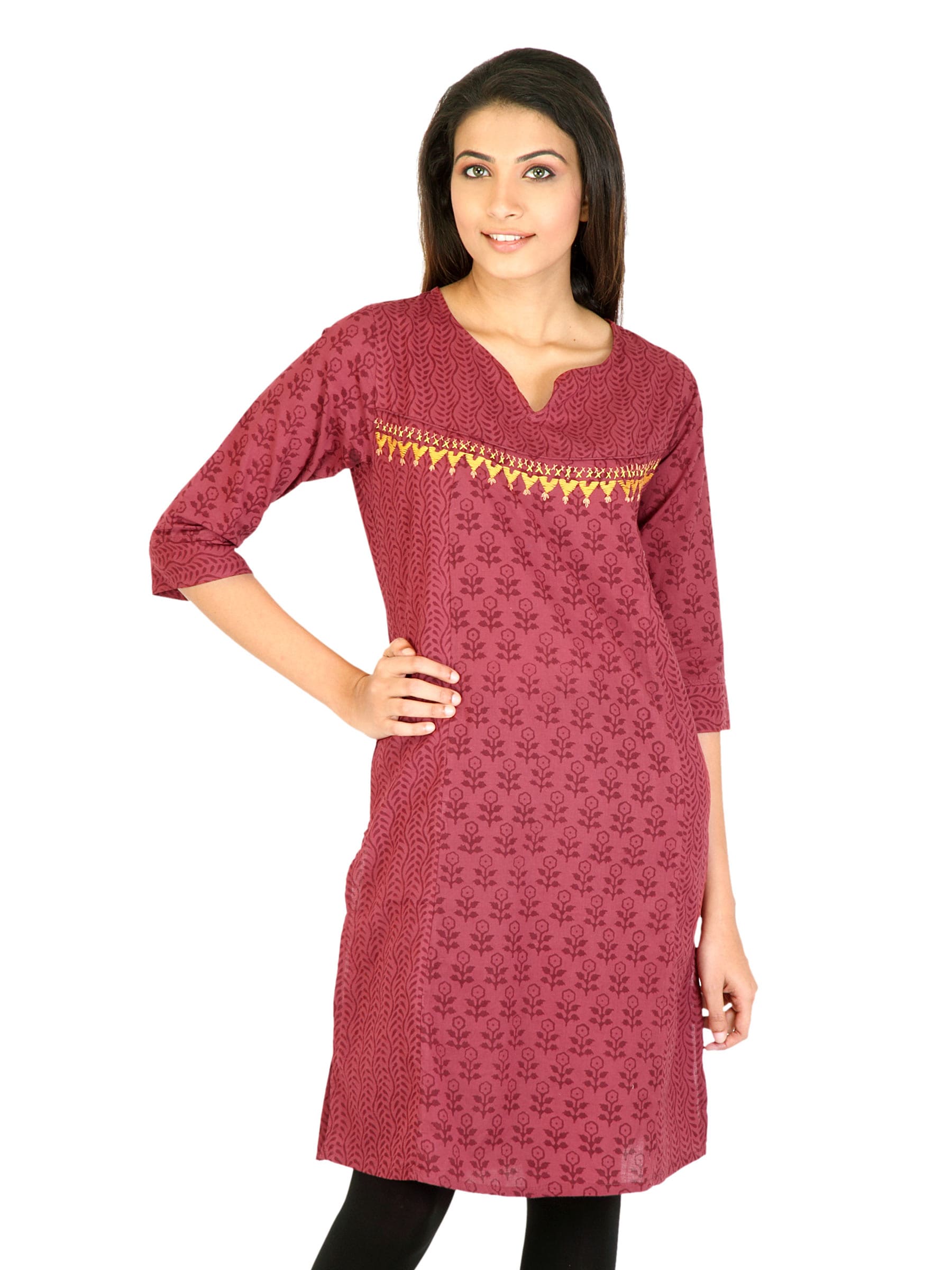 Mother Earth Women Renu Red Kurtas