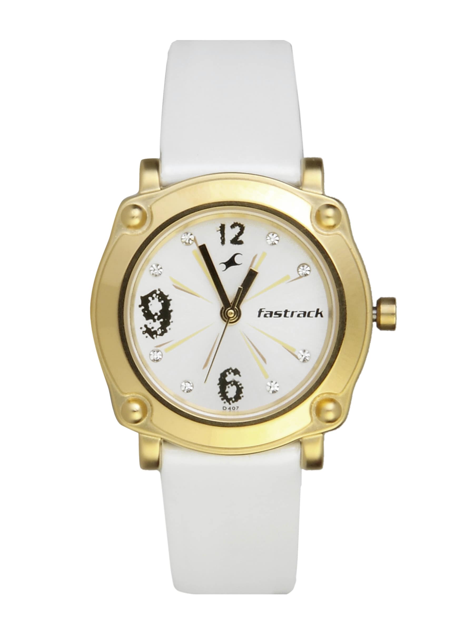 Fastrack Women Gold Dial White Watches