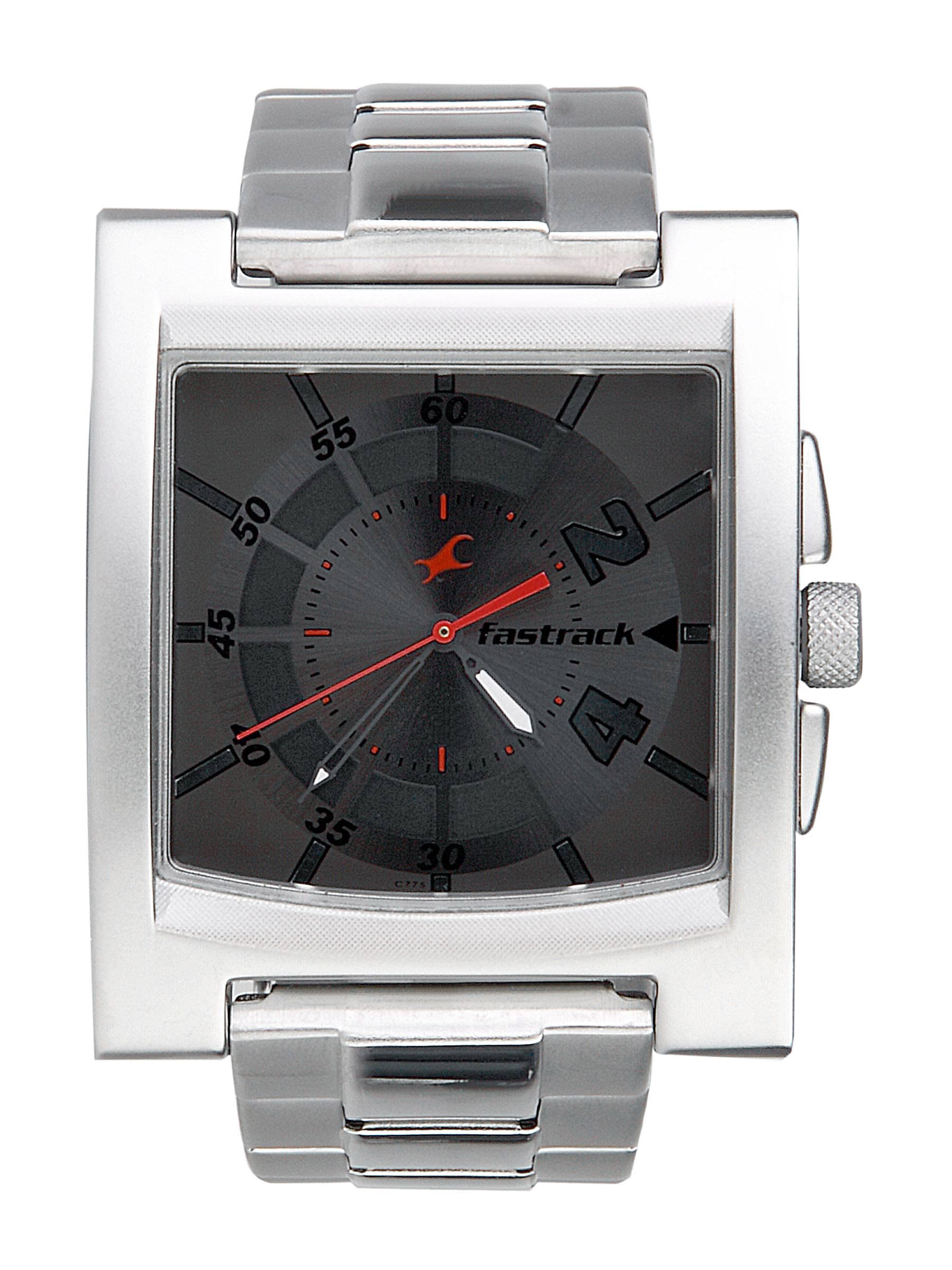 Fastrack Men Square Dial Steel Watches