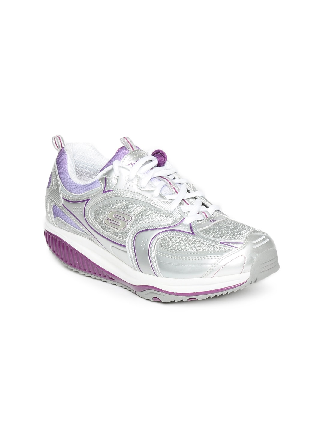 Skechers Women Silver Coloured Shoes