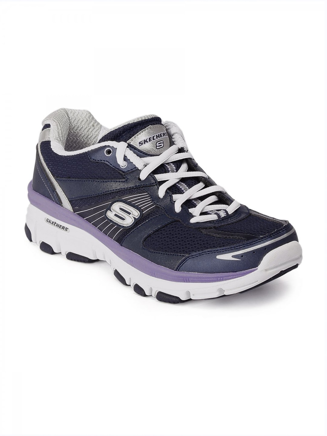 Skechers Women Bravos Navy Blue Sports Shoes